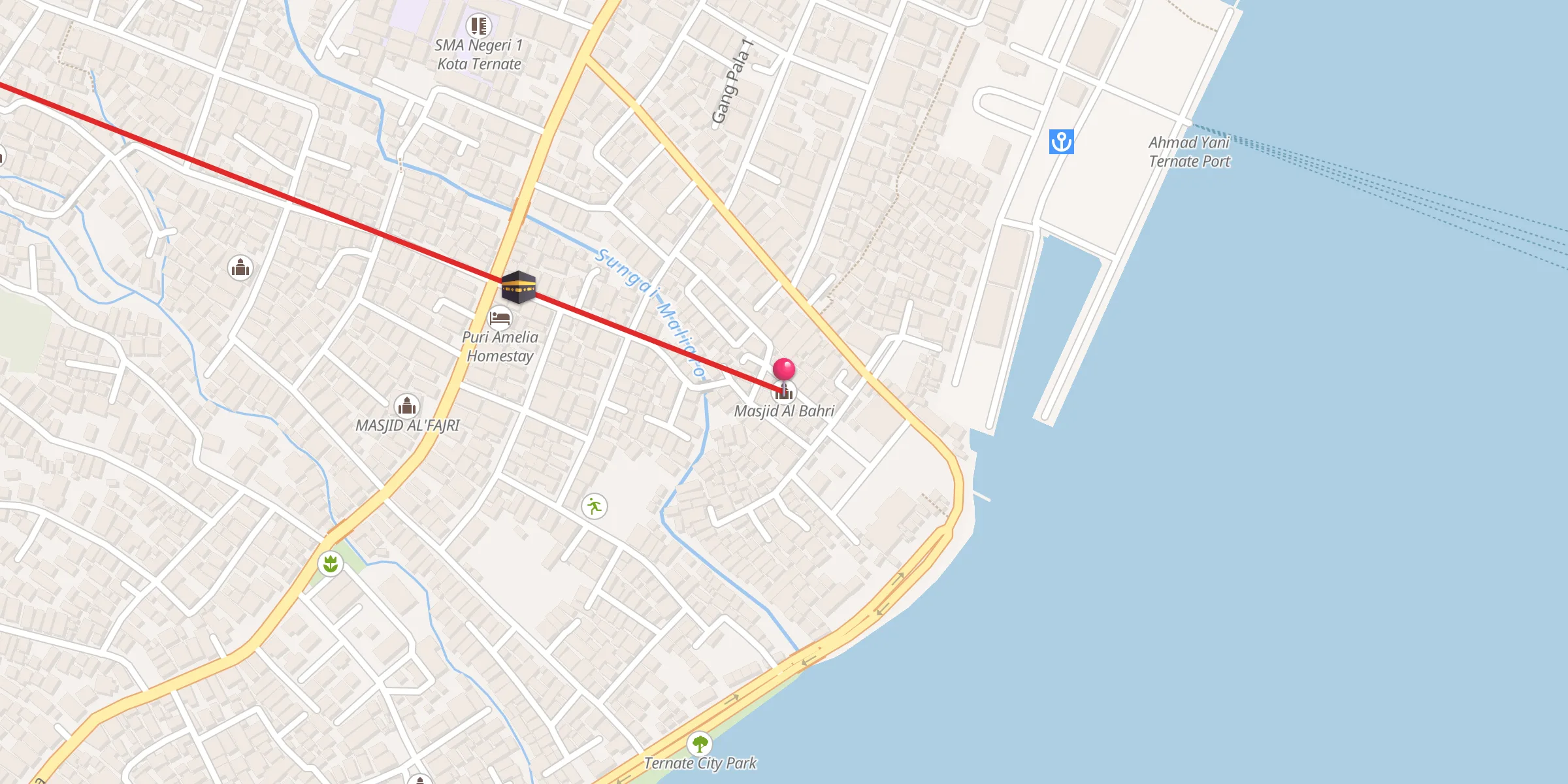 Carte de localisation : Masjid Al Bahri