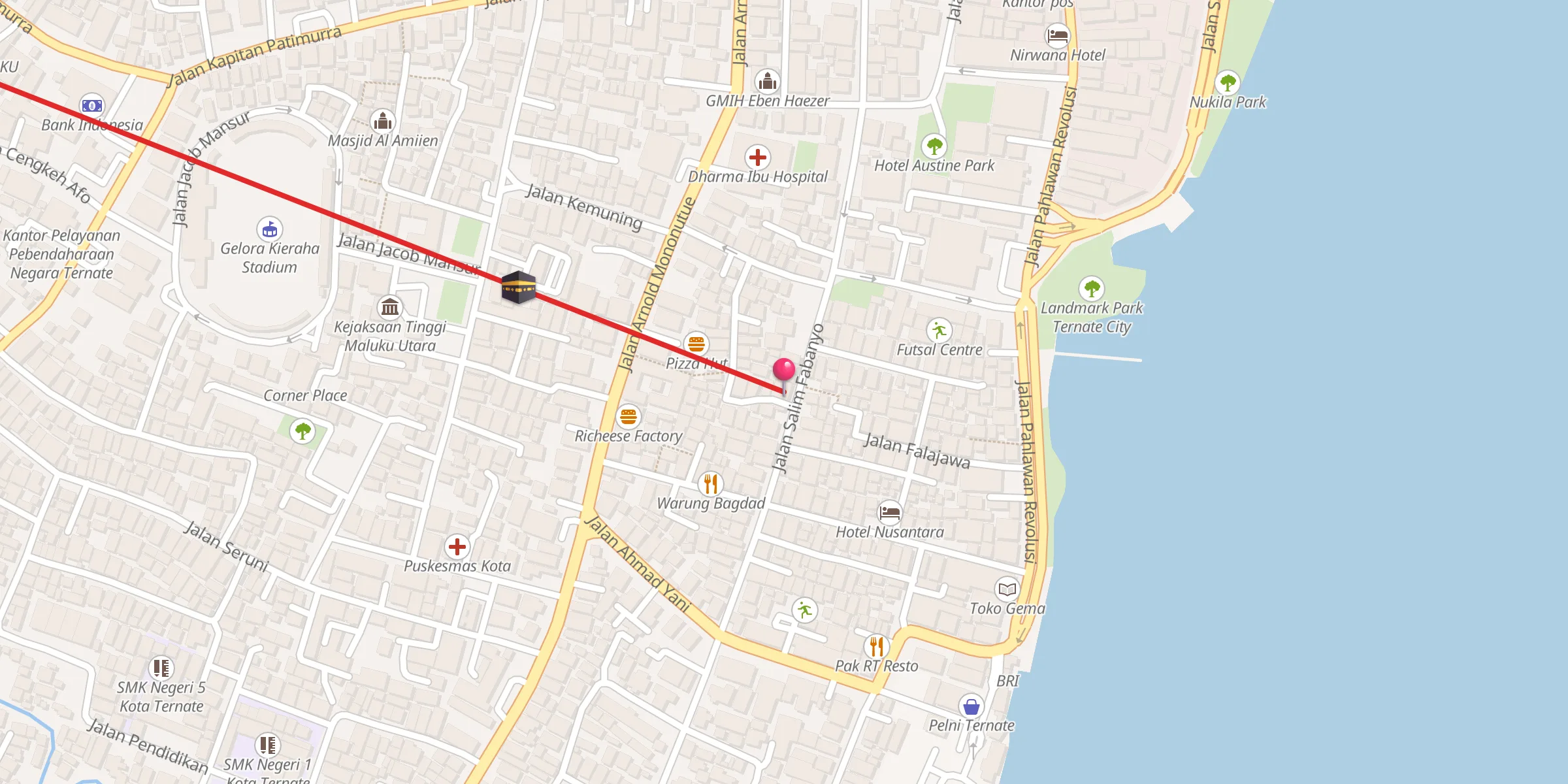 Carte de localisation : Masjid Langgar Ijo