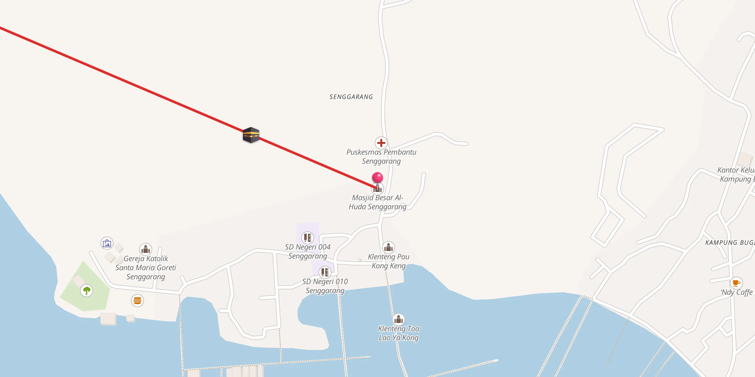 Carte de localisation : Masjid Besar Al-Huda Senggarang