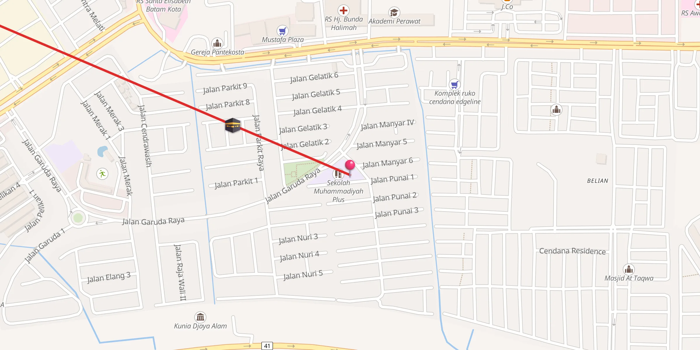 Carte de localisation : Majid An Nur