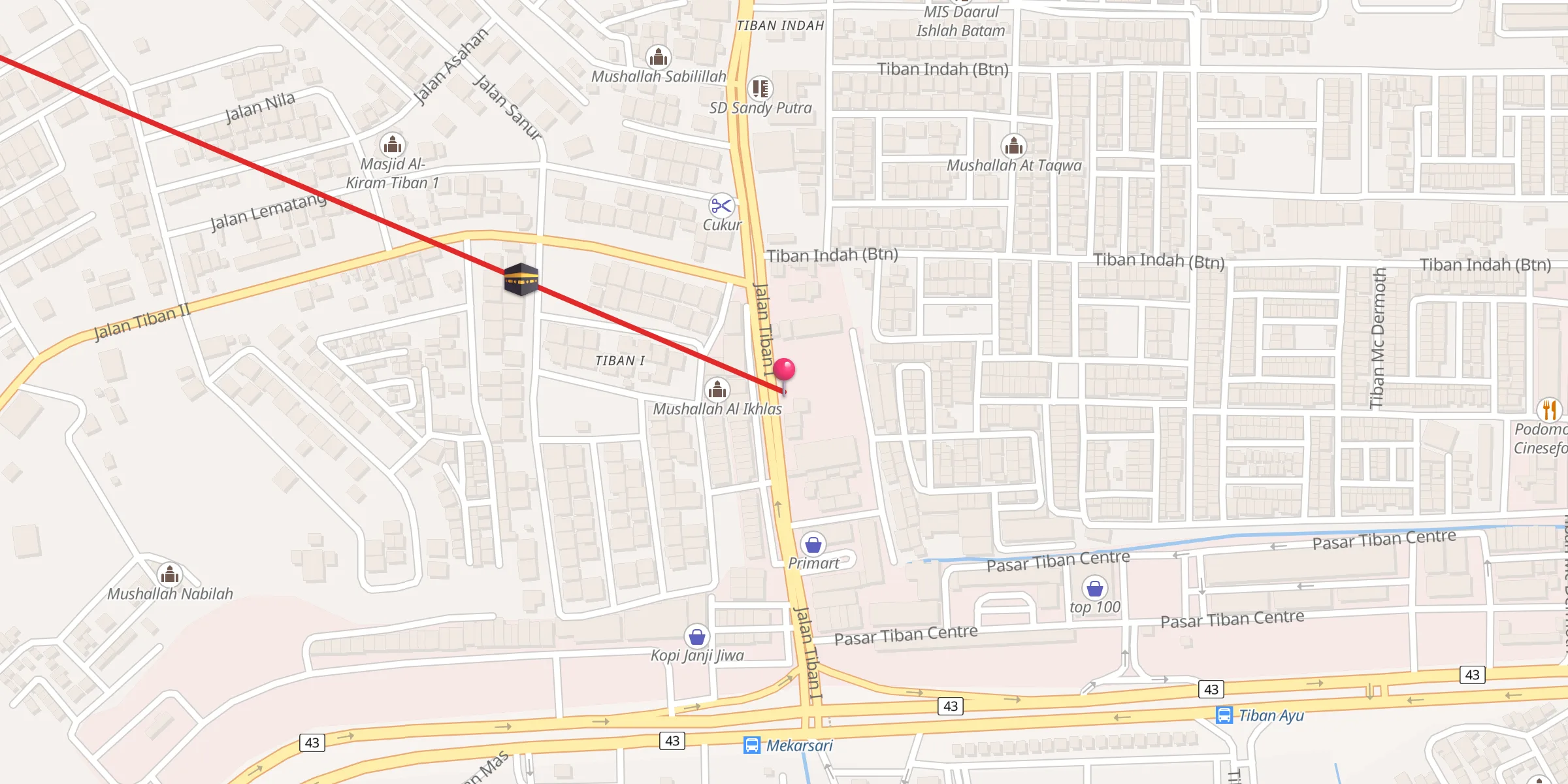 Carte de localisation : Al Huda