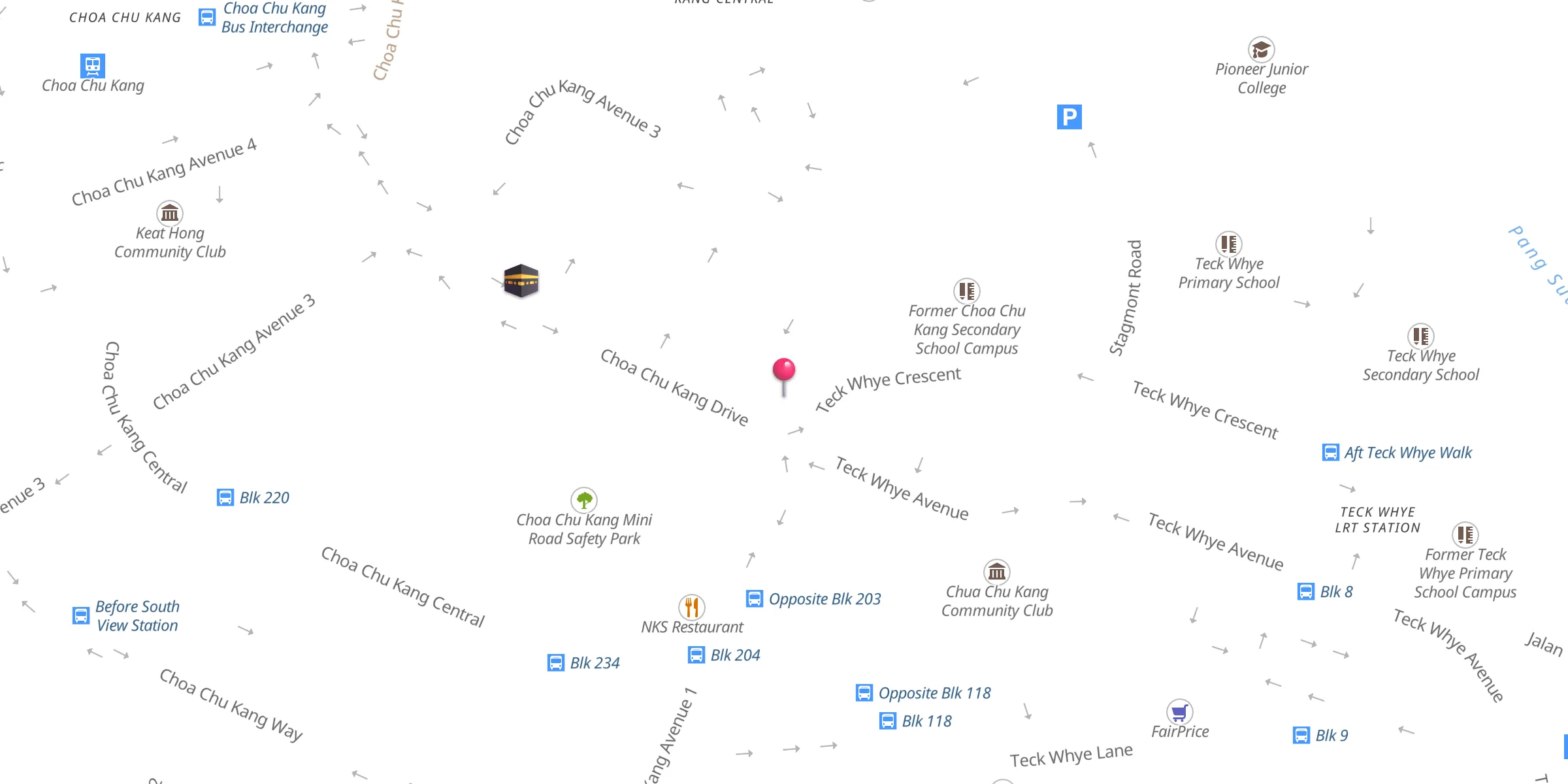 Carte de localisation : Masjid Al-Khair