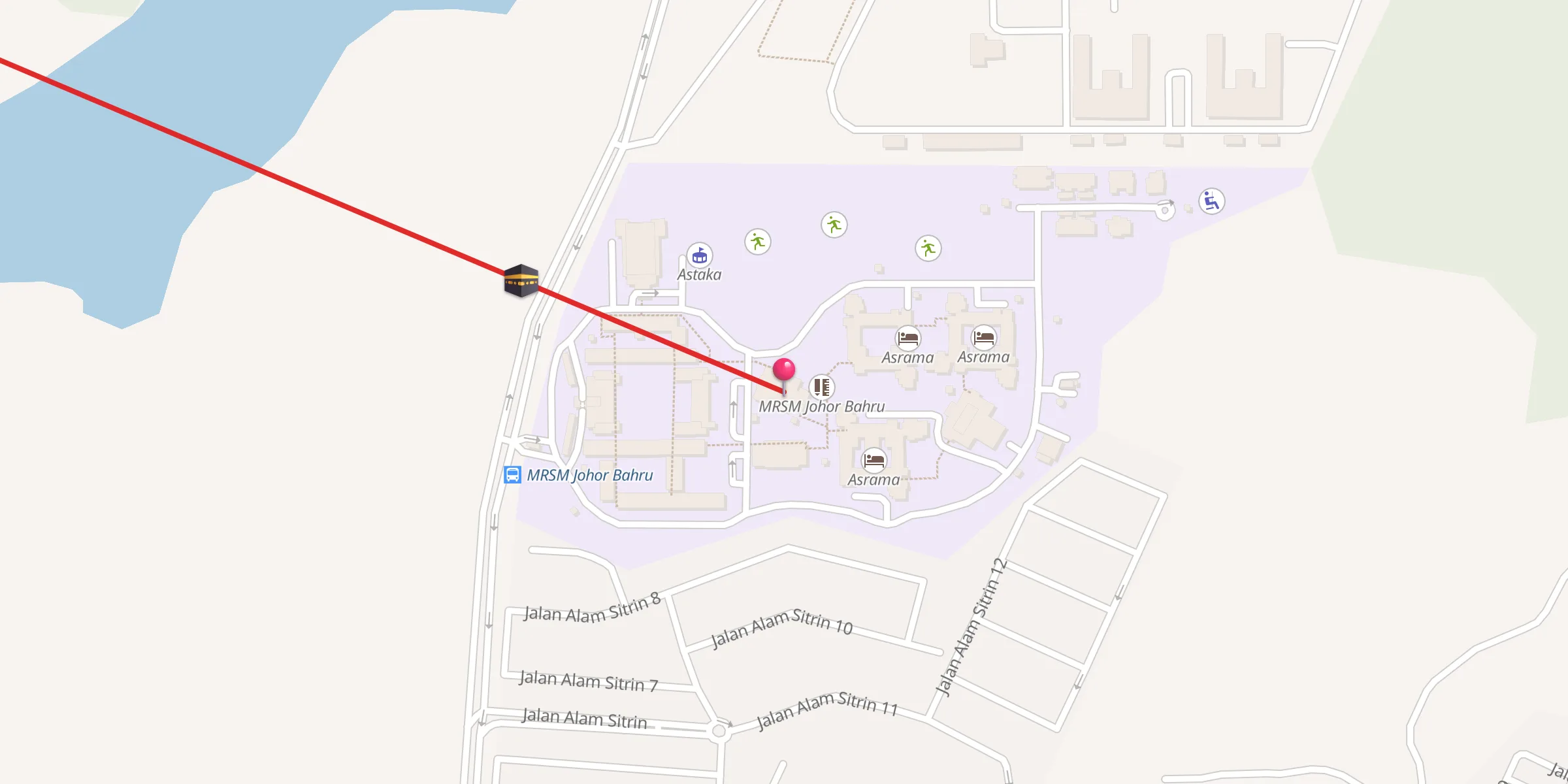 Carte de localisation : Surau