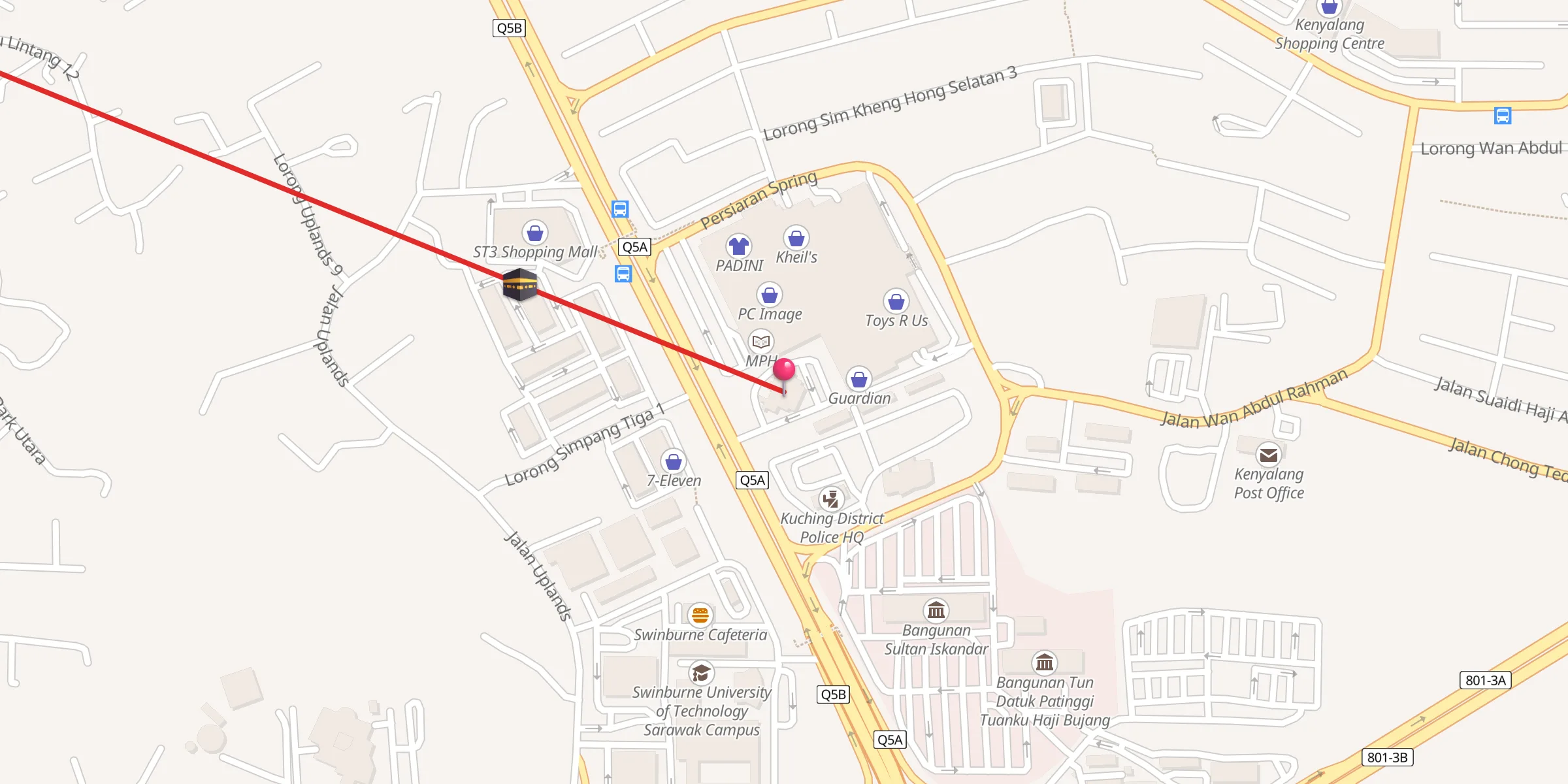 Carte de localisation : Masjid Darul Ittihaad