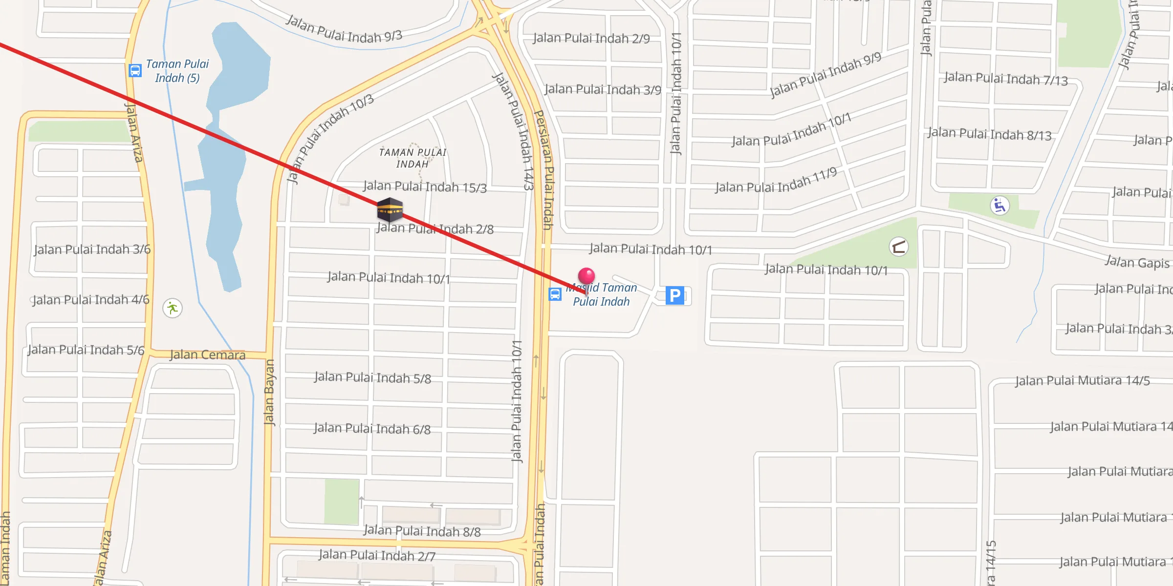 Carte de localisation : Masjid Taman Pulai Indah