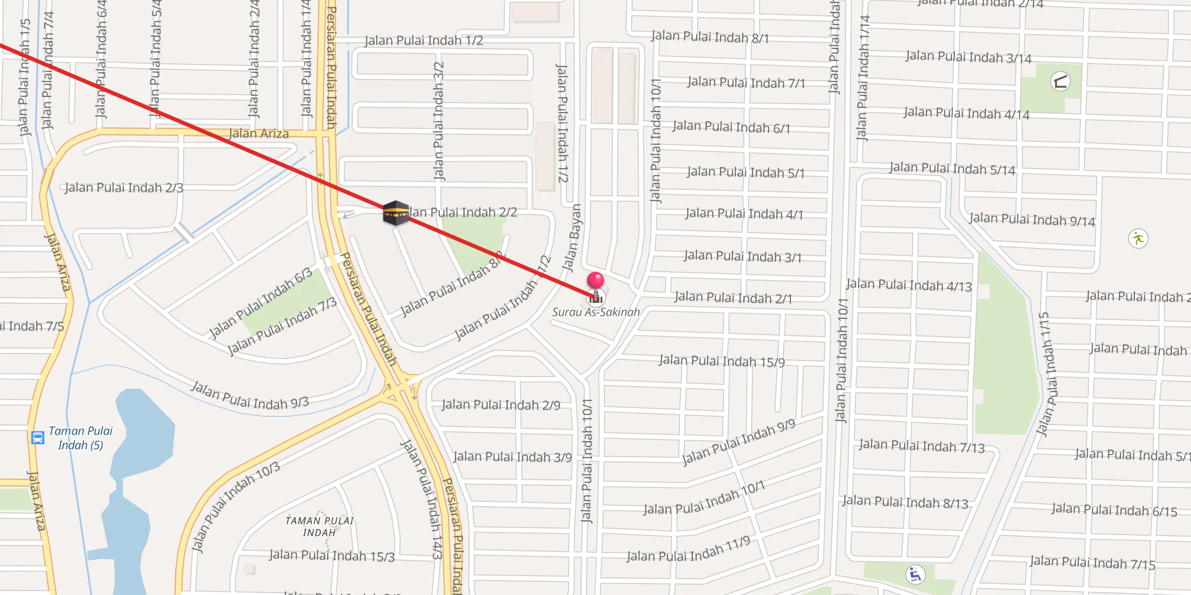 Carte de localisation : Surau As-Sakinah