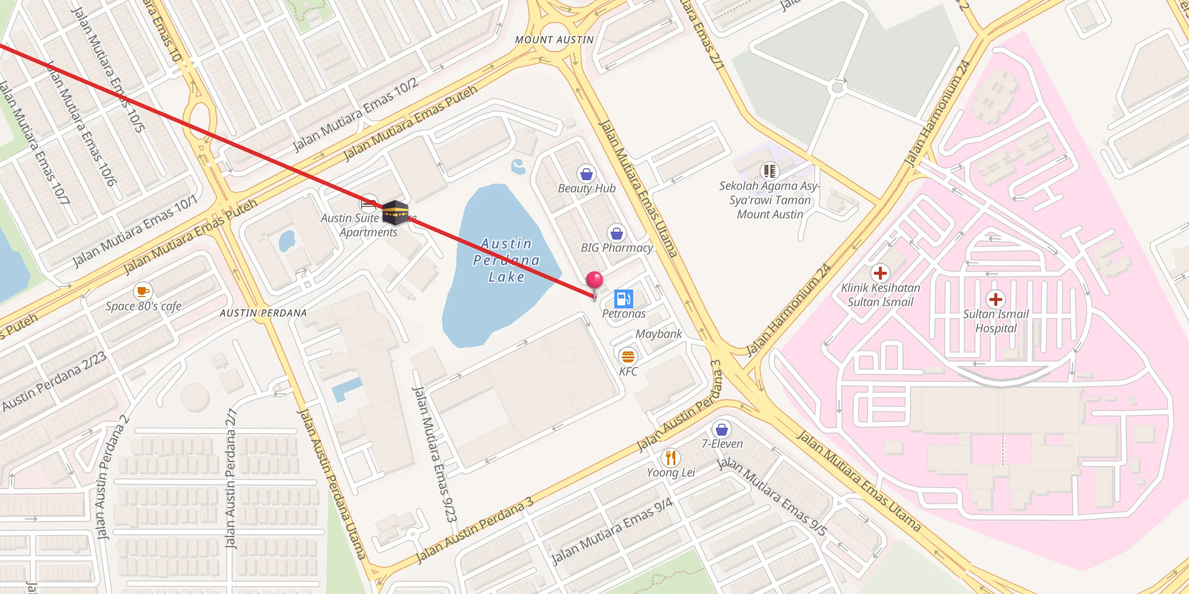 Carte de localisation : Surau