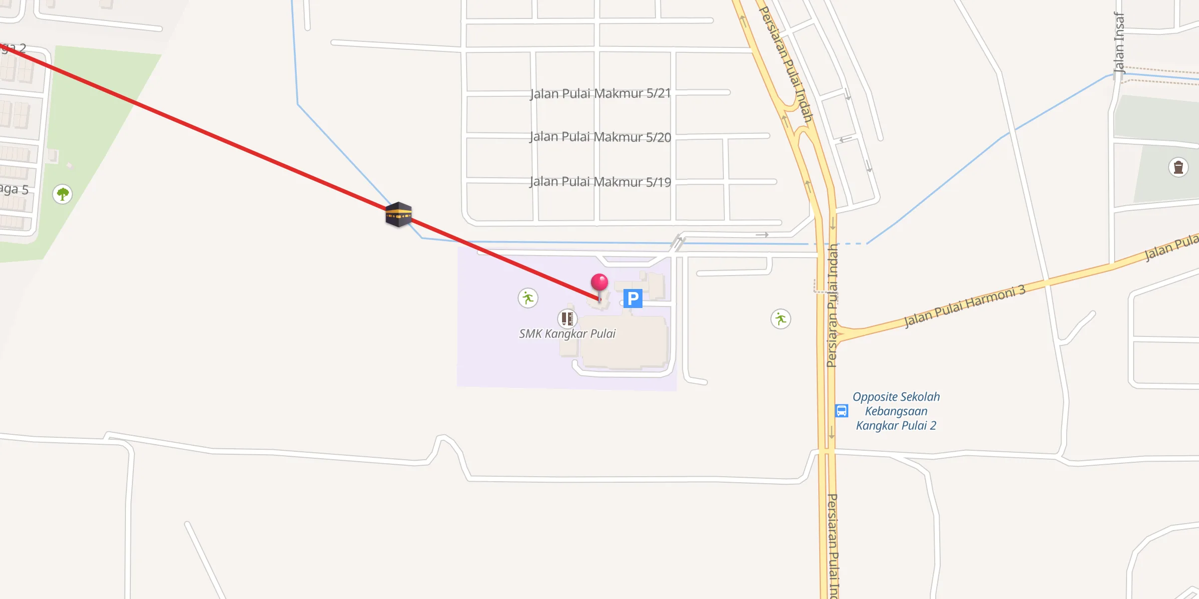 Carte de localisation : Surau Al Faiizin