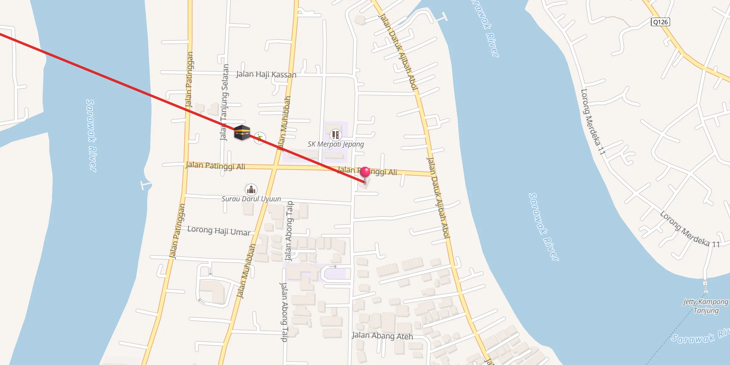 Carte de localisation : Masjid Darul Farhanah