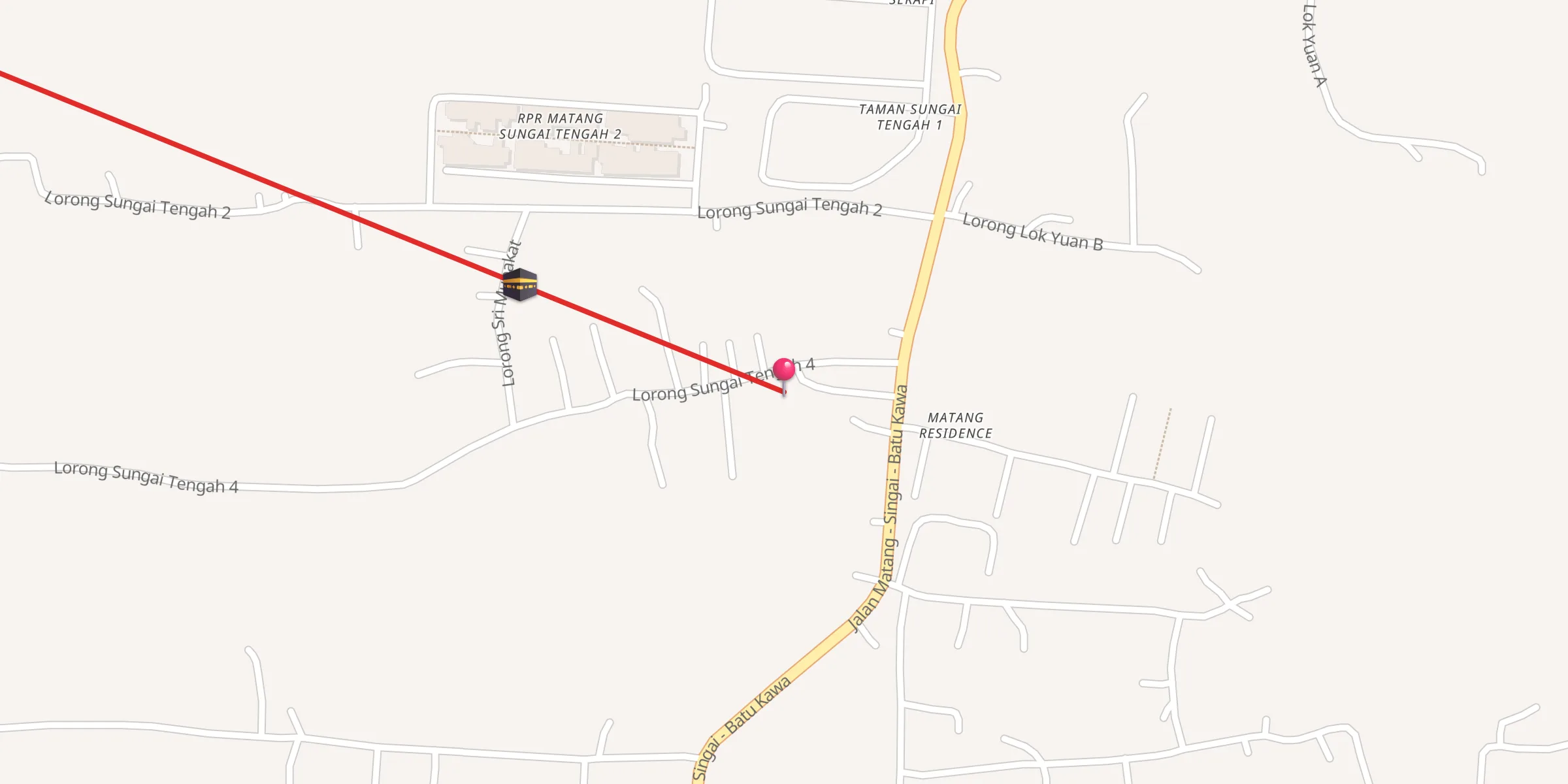 Carte de localisation : Masjid Baitul Rahim