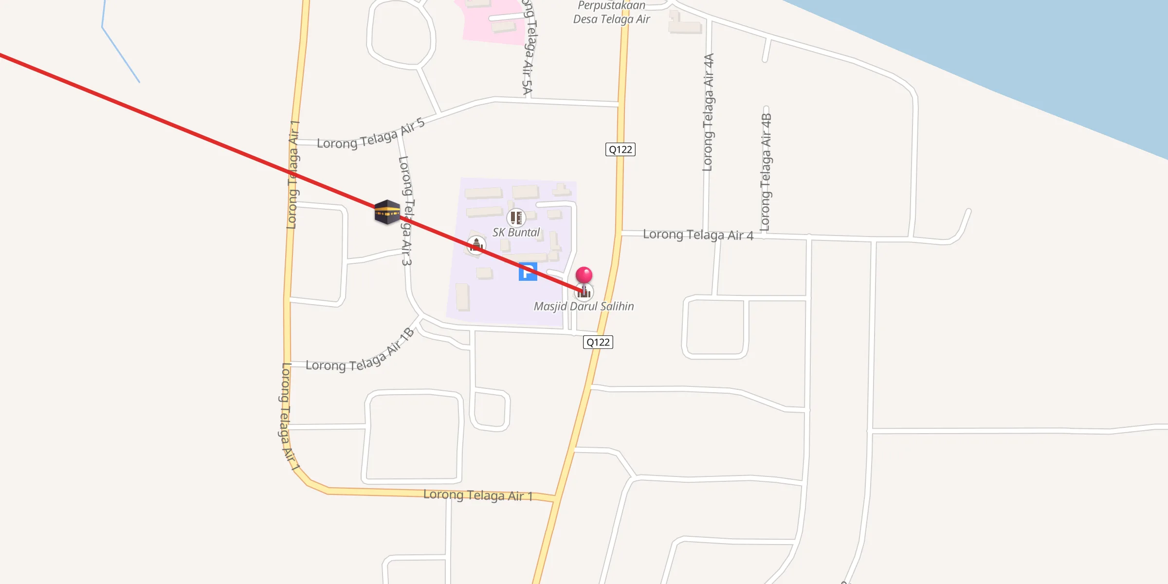 Carte de localisation : Masjid Darul Salihin