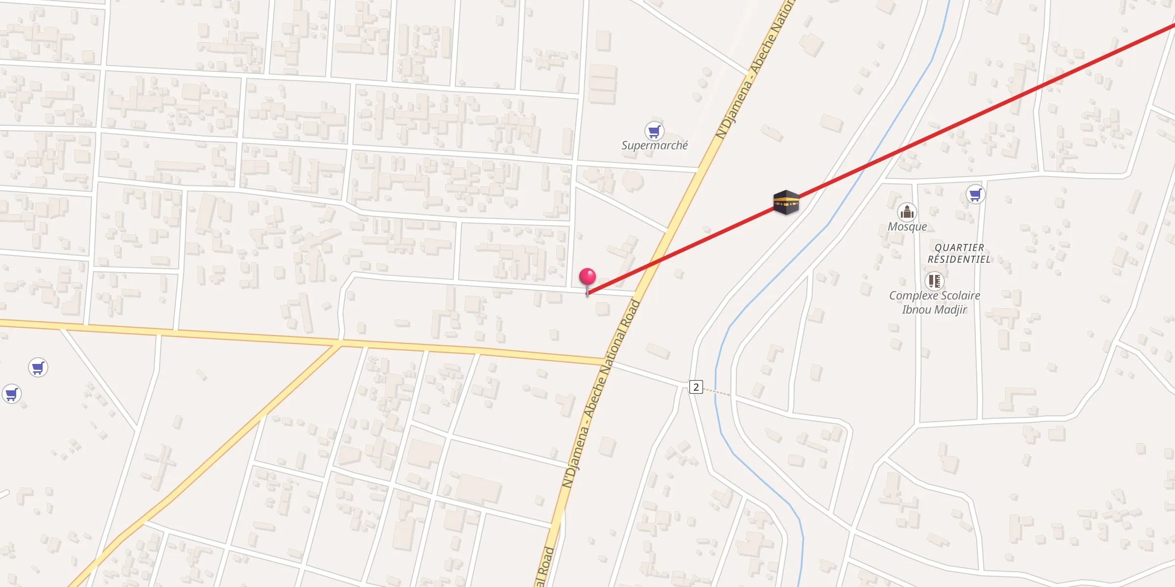 Carte de localisation : مسجد Mosquée