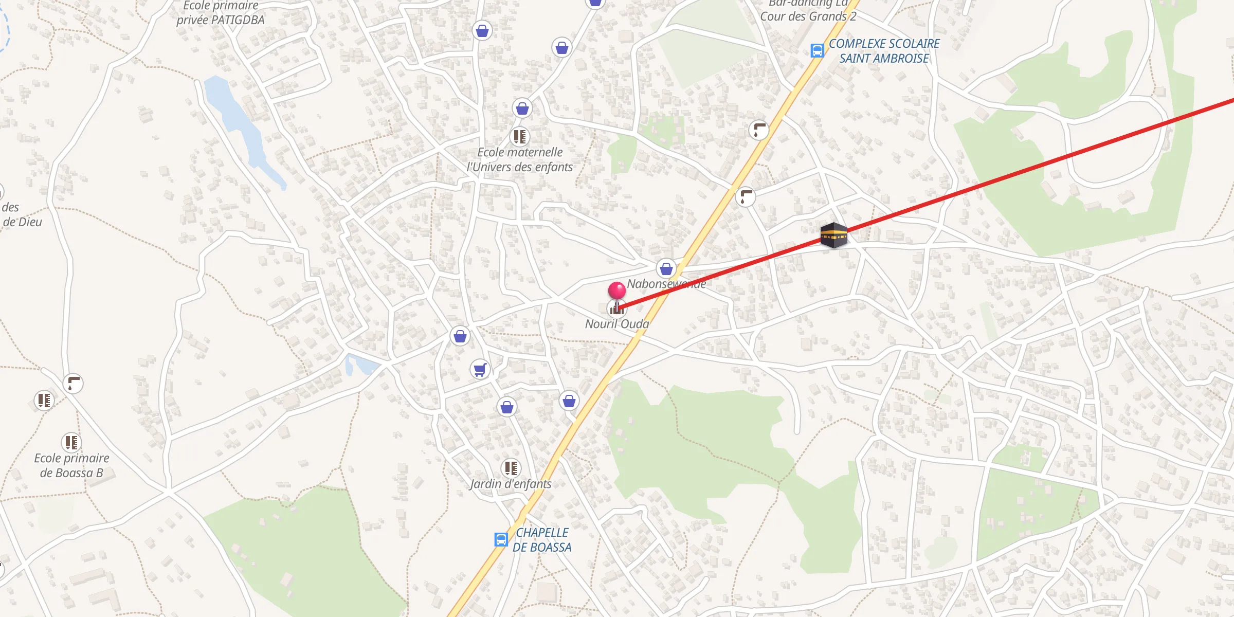 Carte de localisation : Nouril Ouda