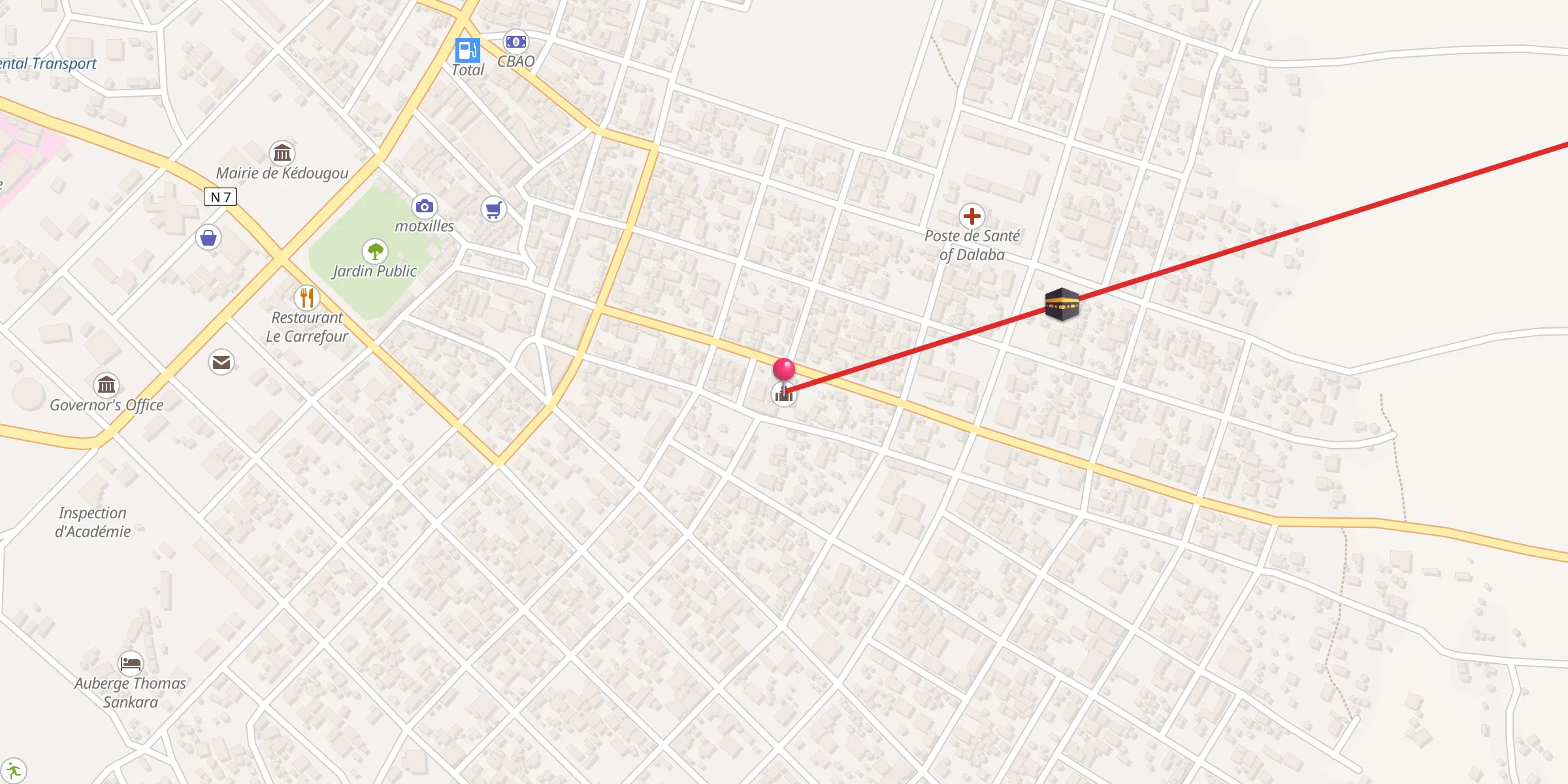 Carte de localisation : Mosquée