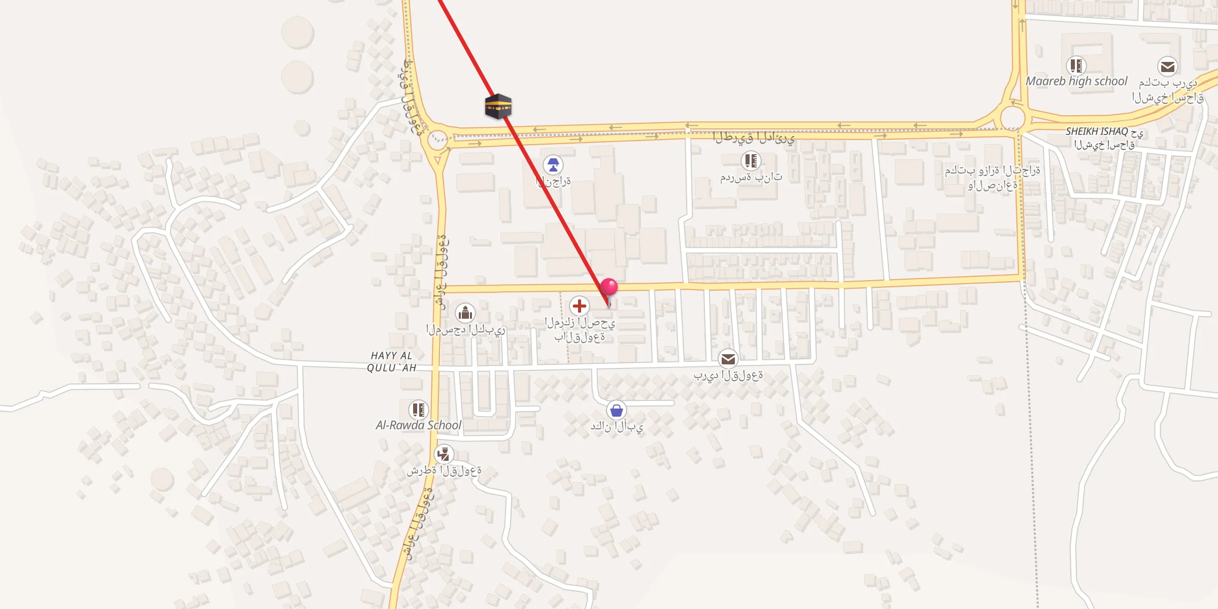 Carte de localisation : مسجد الخير