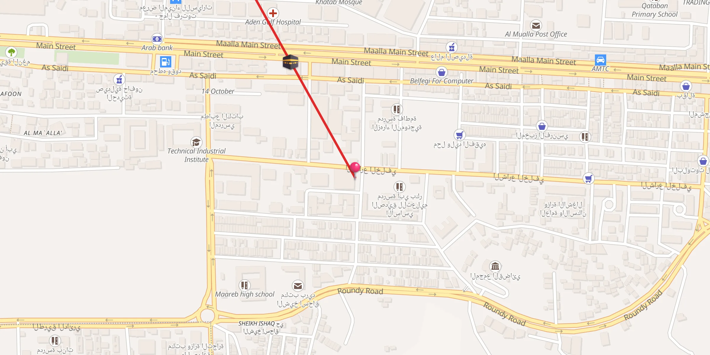 Carte de localisation : Al Khair Mosque