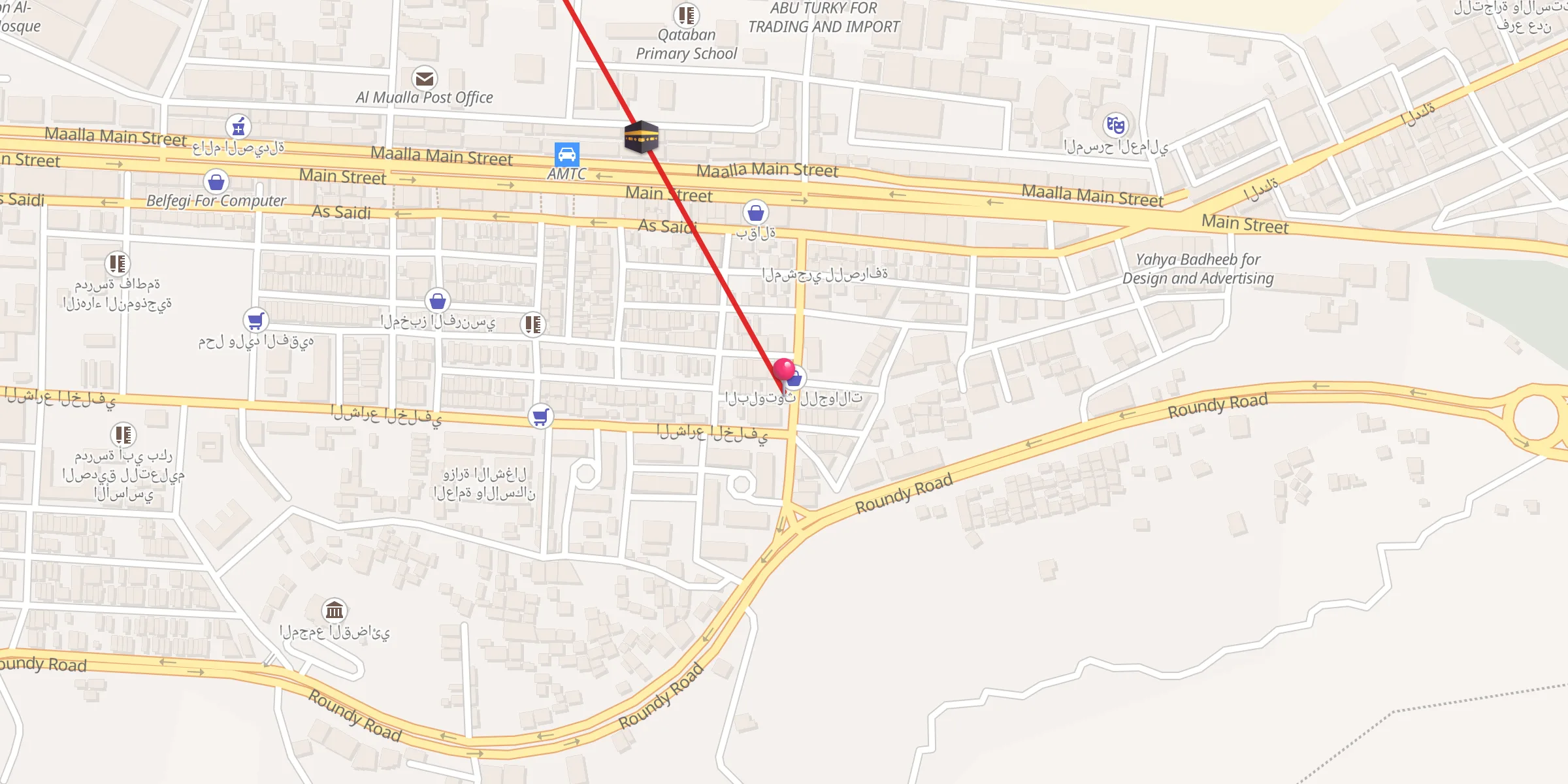 Carte de localisation : مسجد الثوار