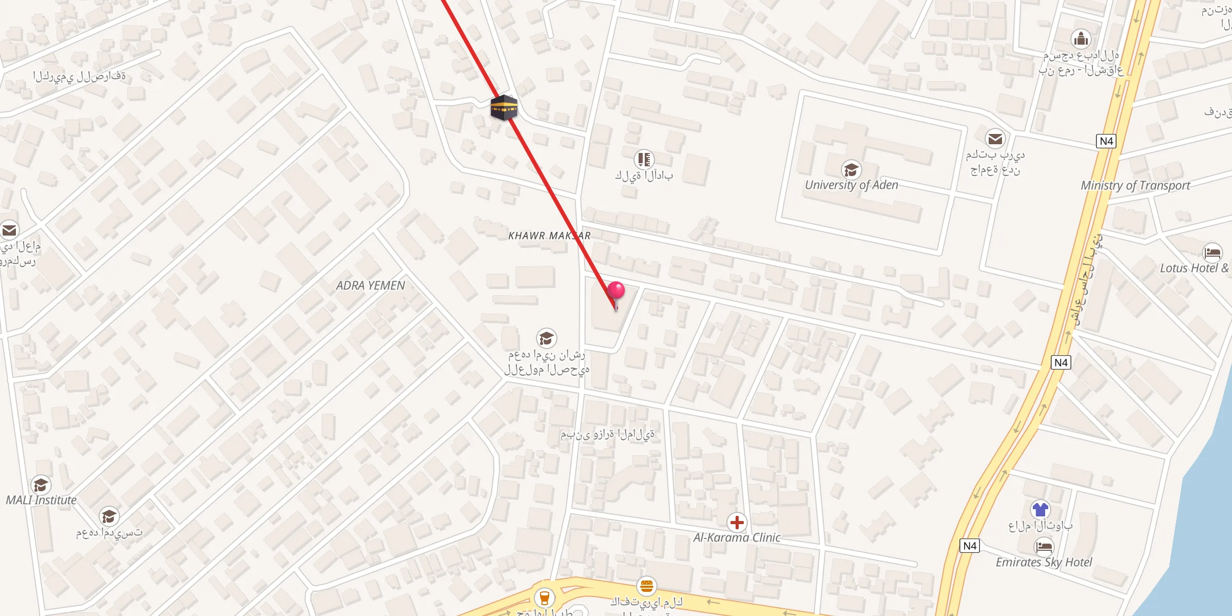 Carte de localisation : مسجد أبي ذر الغفاري