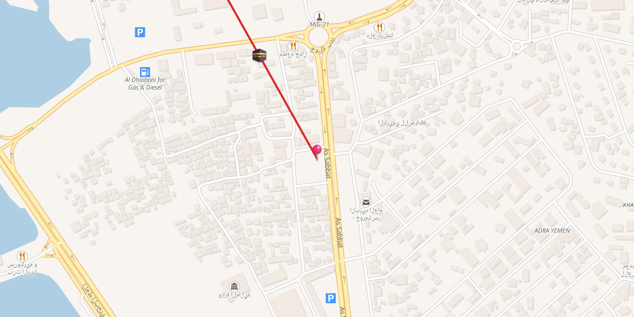 Carte de localisation : مسجد آل البيت
