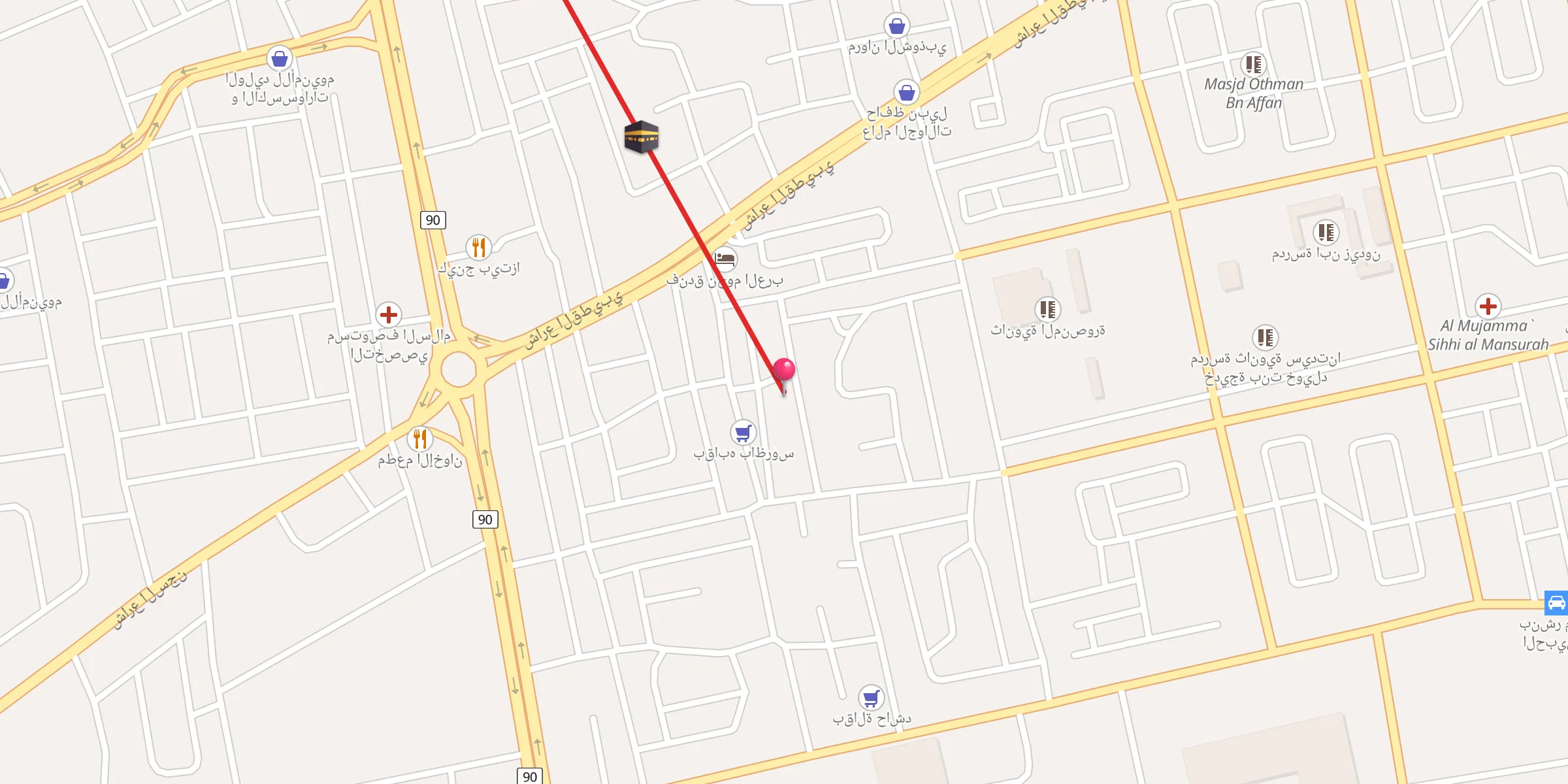 Carte de localisation : جامع السعيد