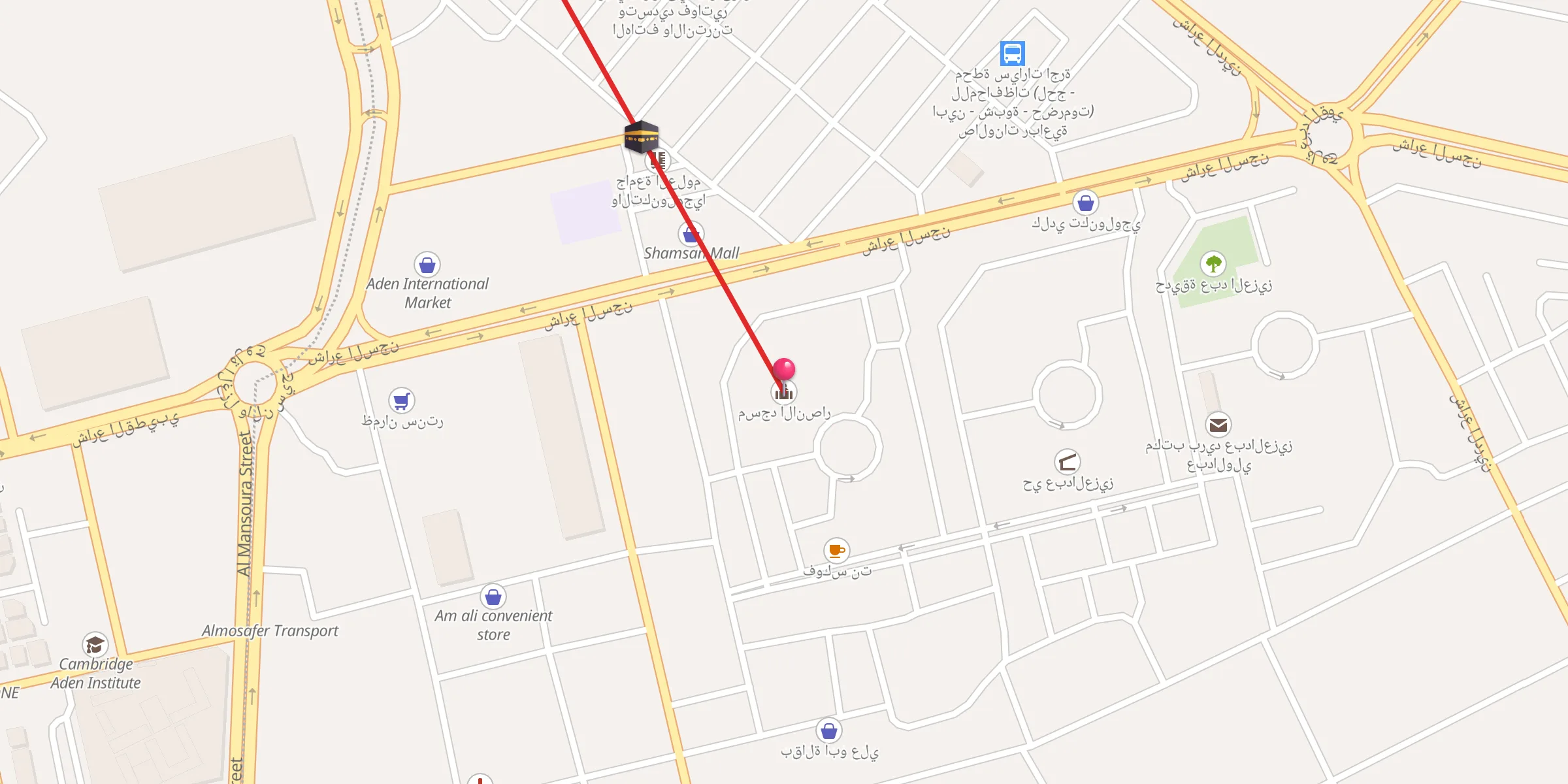 Carte de localisation : مسجد الانصار