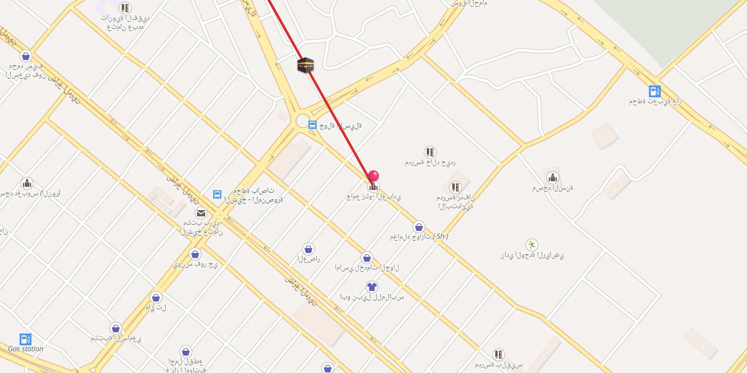 Carte de localisation : جامع زكو- العبادي
