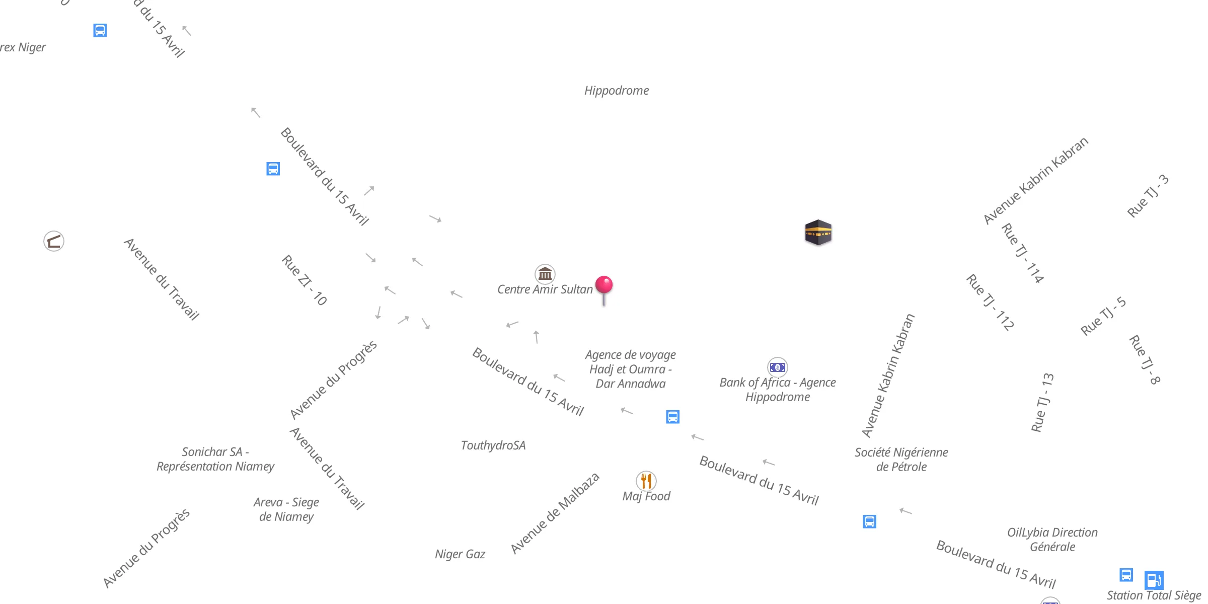 Carte de localisation : Amir Sultan