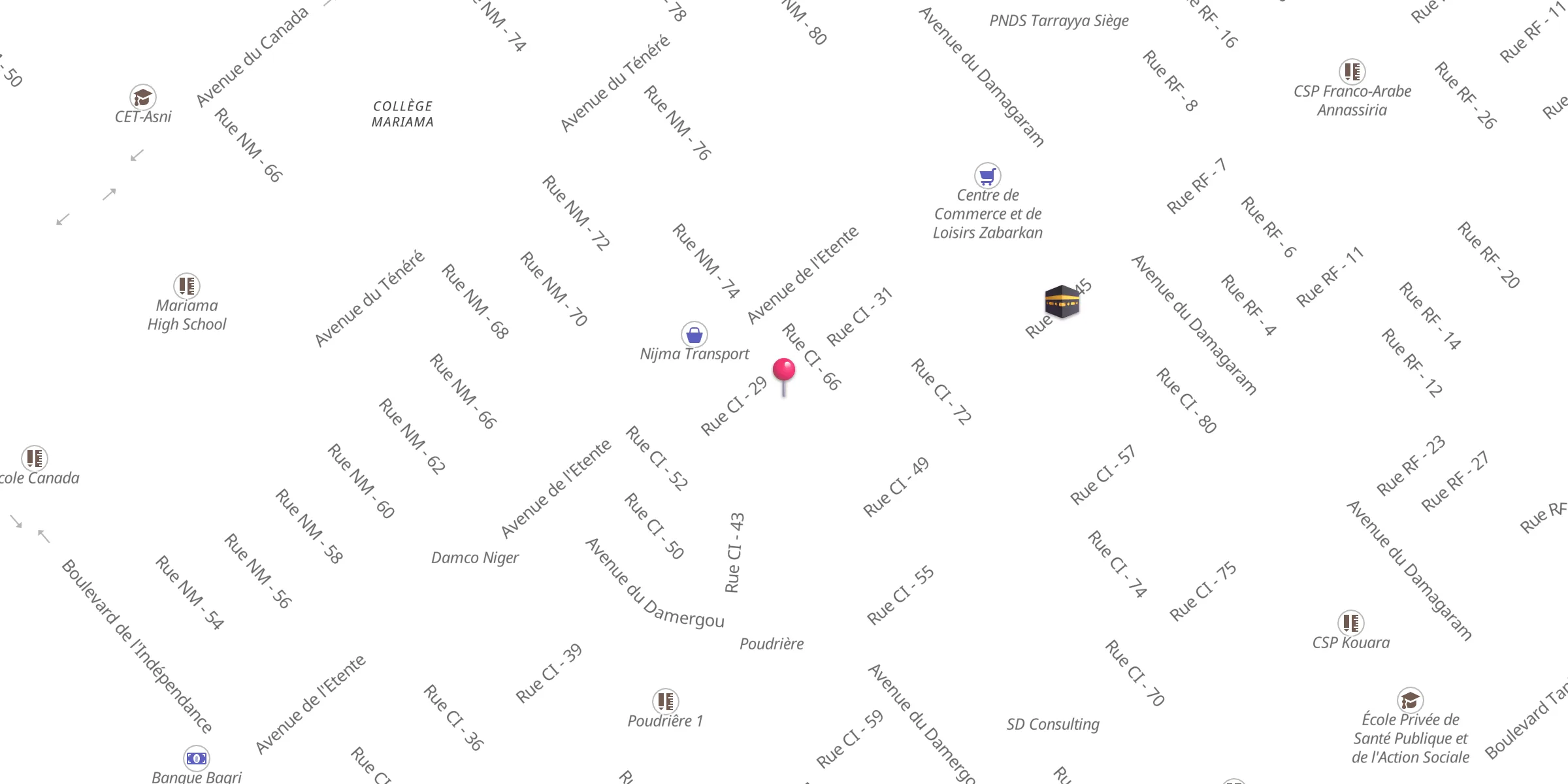 Carte de localisation : Kalid Bn Walid