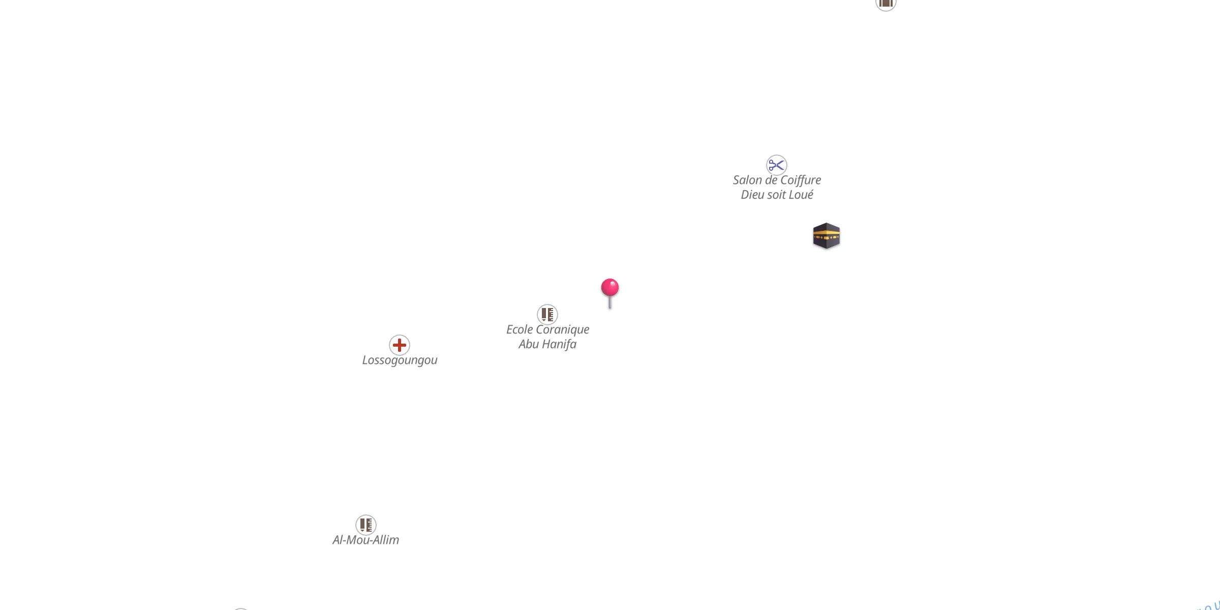 Carte de localisation : Mosqué Koubia