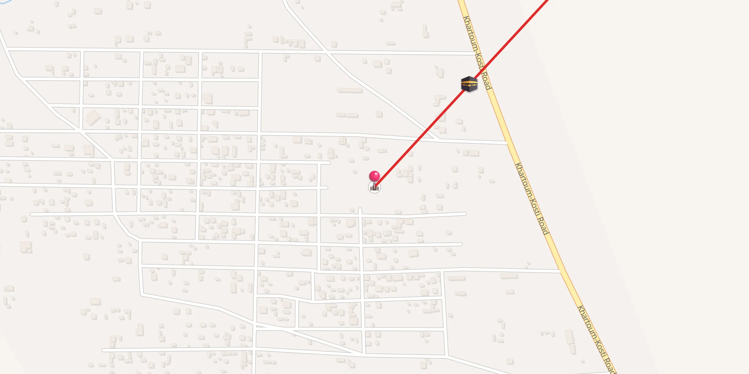 Carte de localisation : Mosquée
