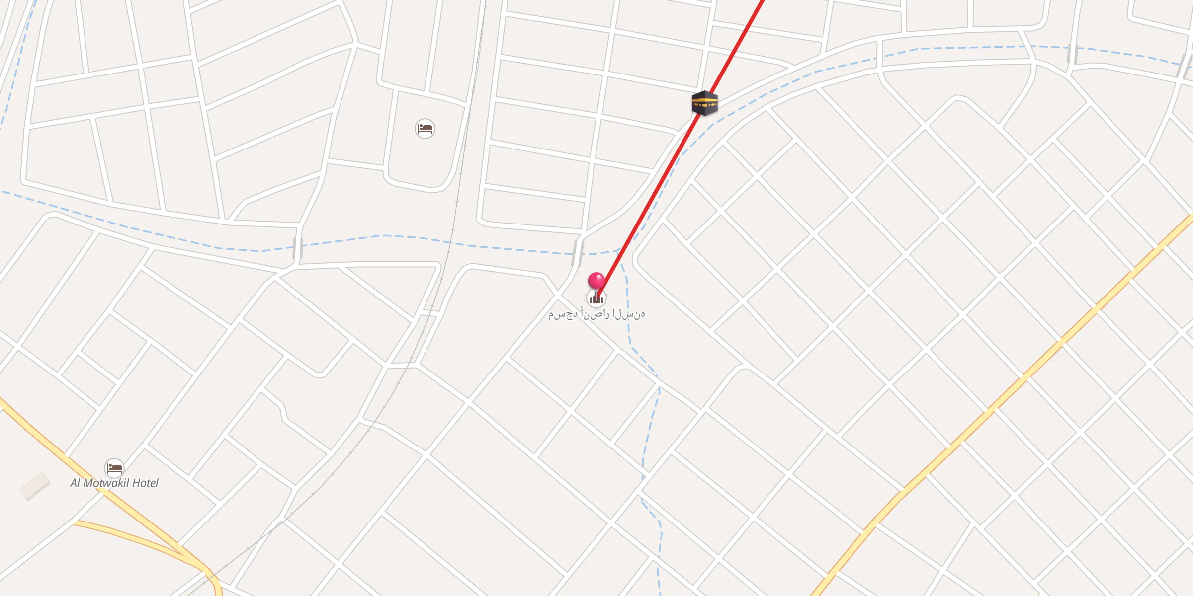 Carte de localisation : مسجد أنصار السنه