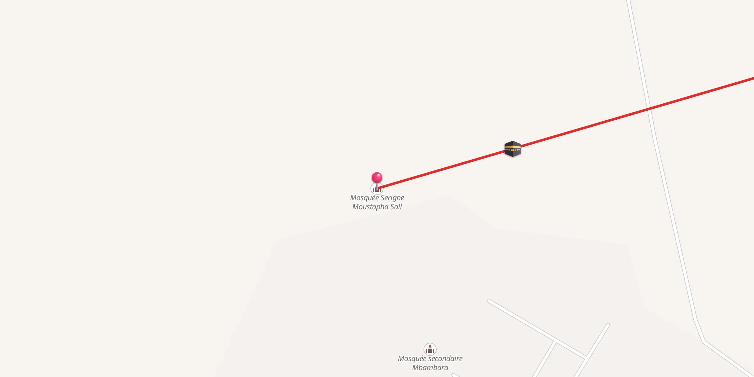 Carte de localisation : Mosquée Serigne Moustapha Sall