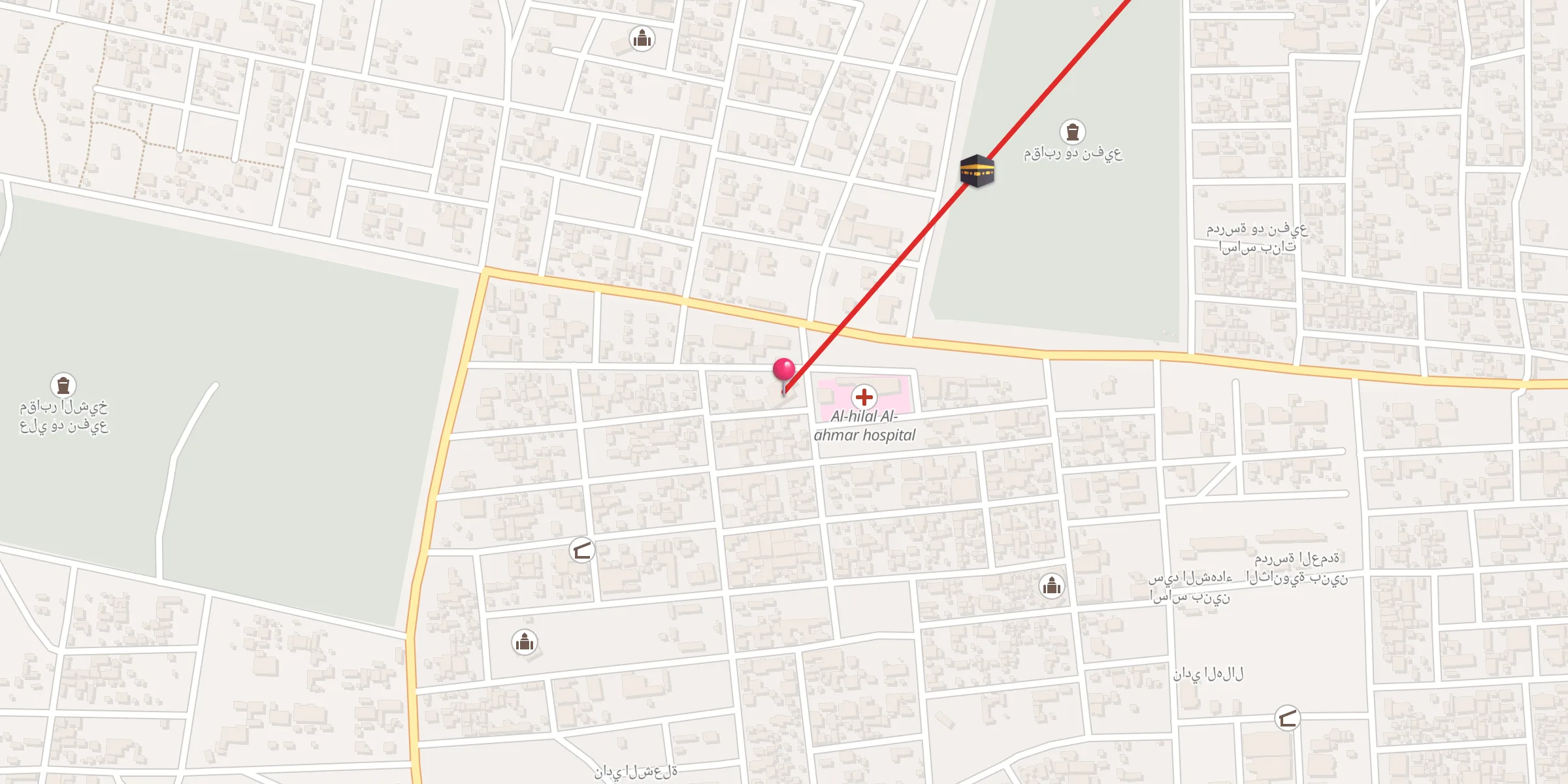 Carte de localisation : مسجد الفكي علي