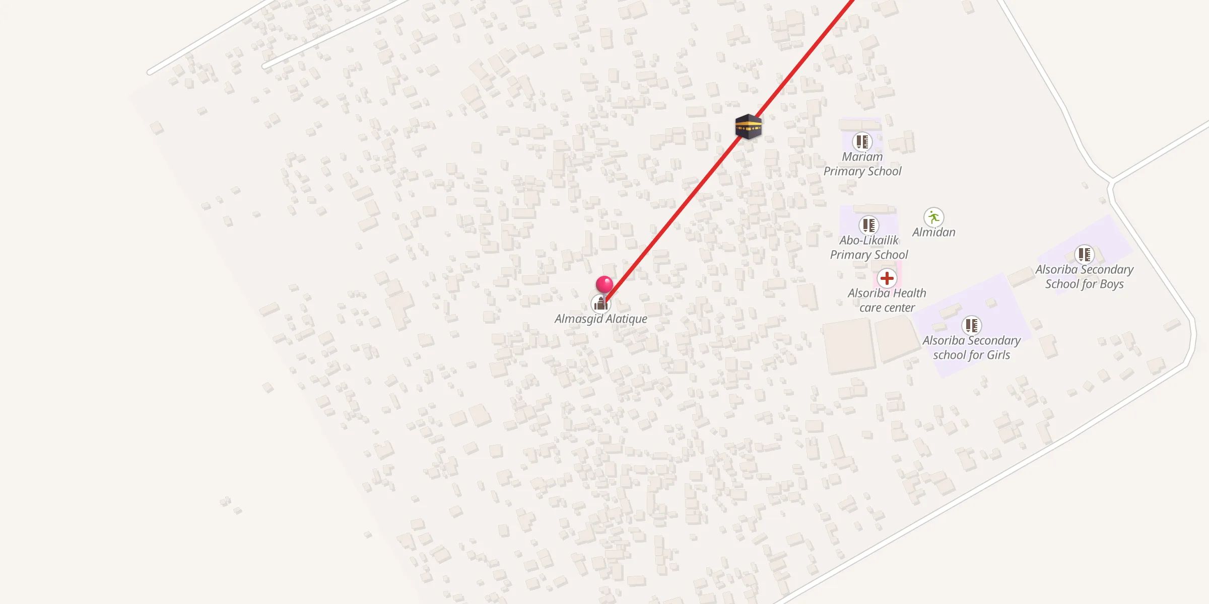 Carte de localisation : Almasgid Alatique
