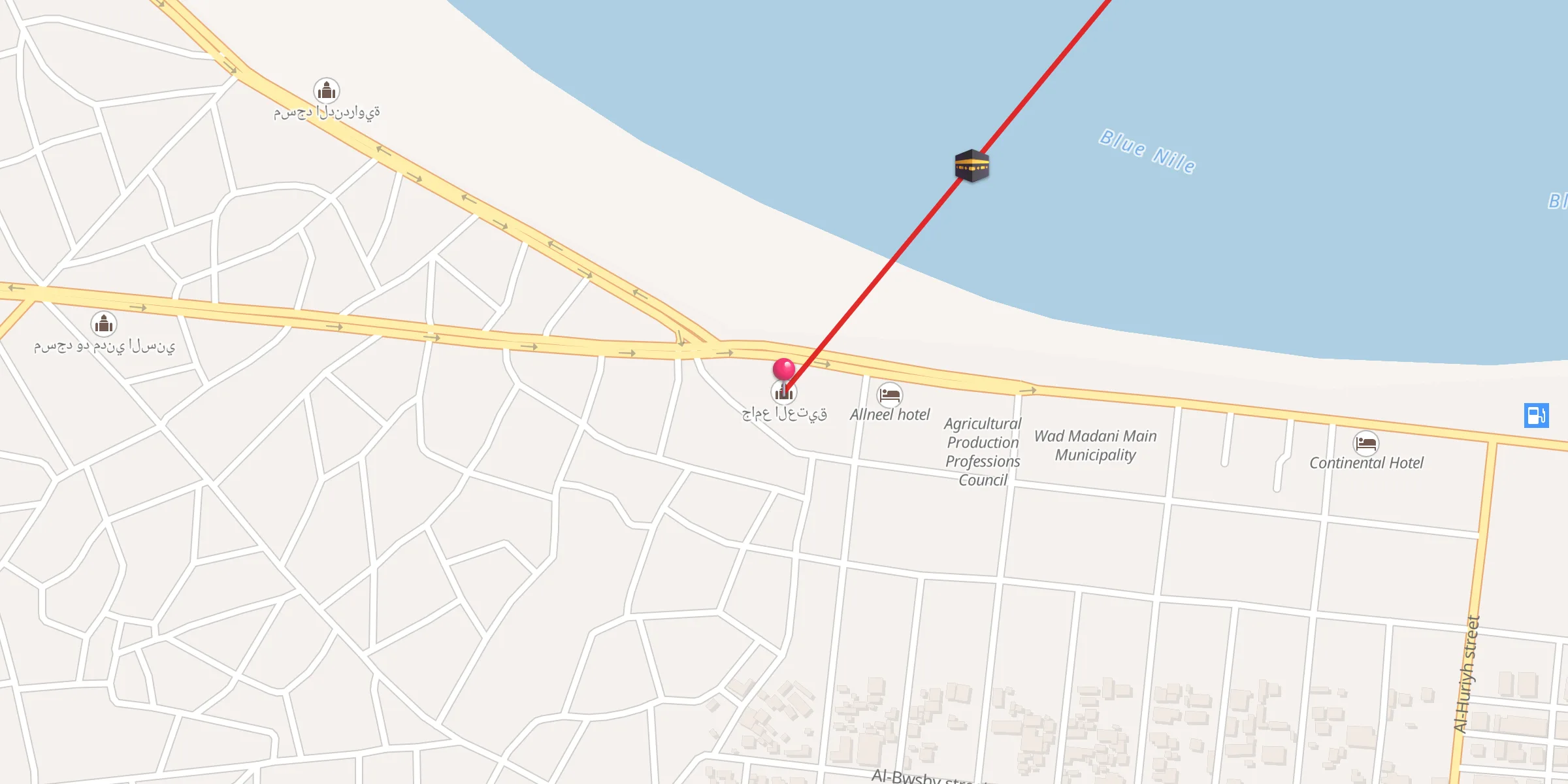 Carte de localisation : جامع العتيق