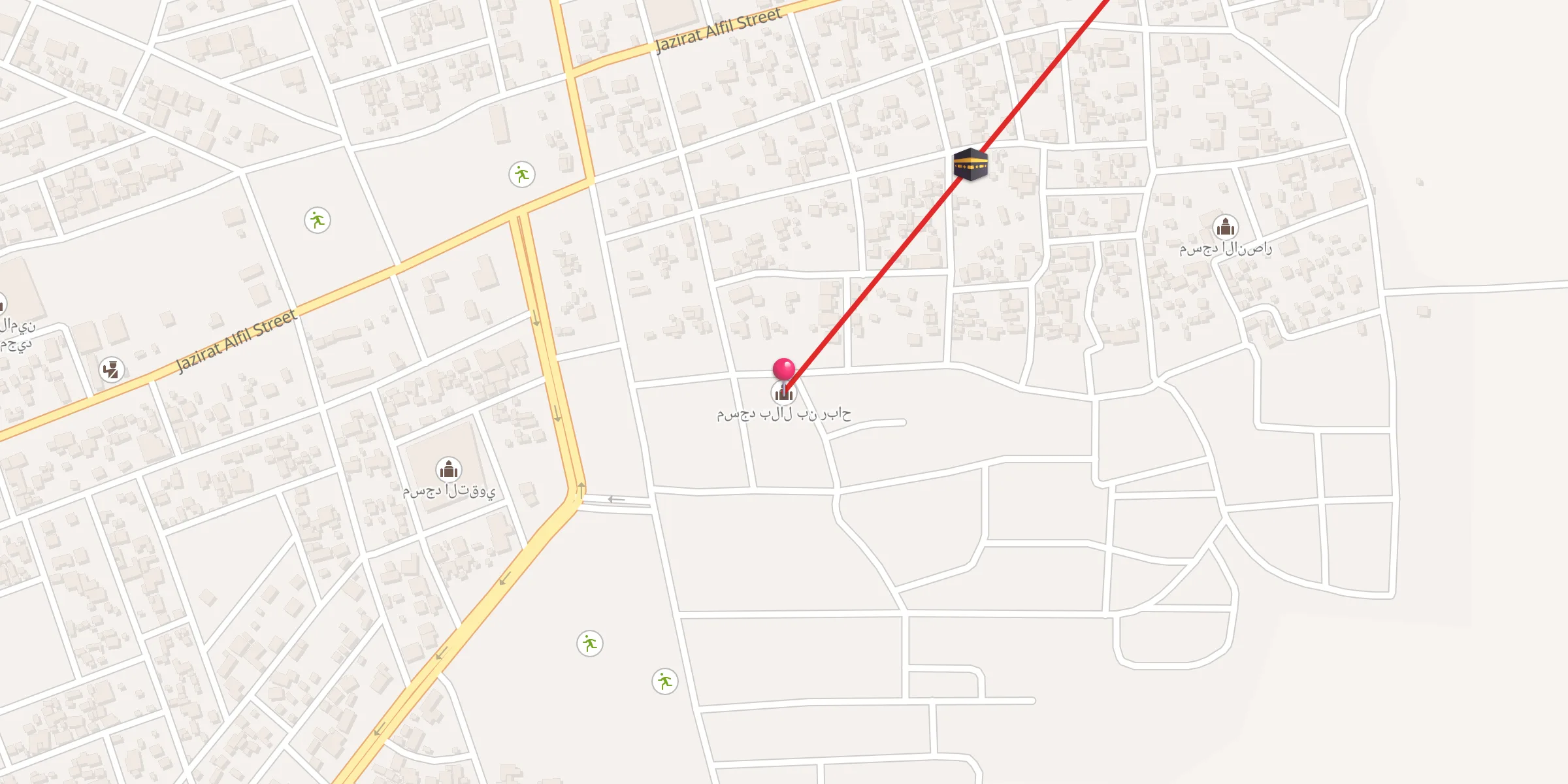 Carte de localisation : مسجد بلال بن رباح