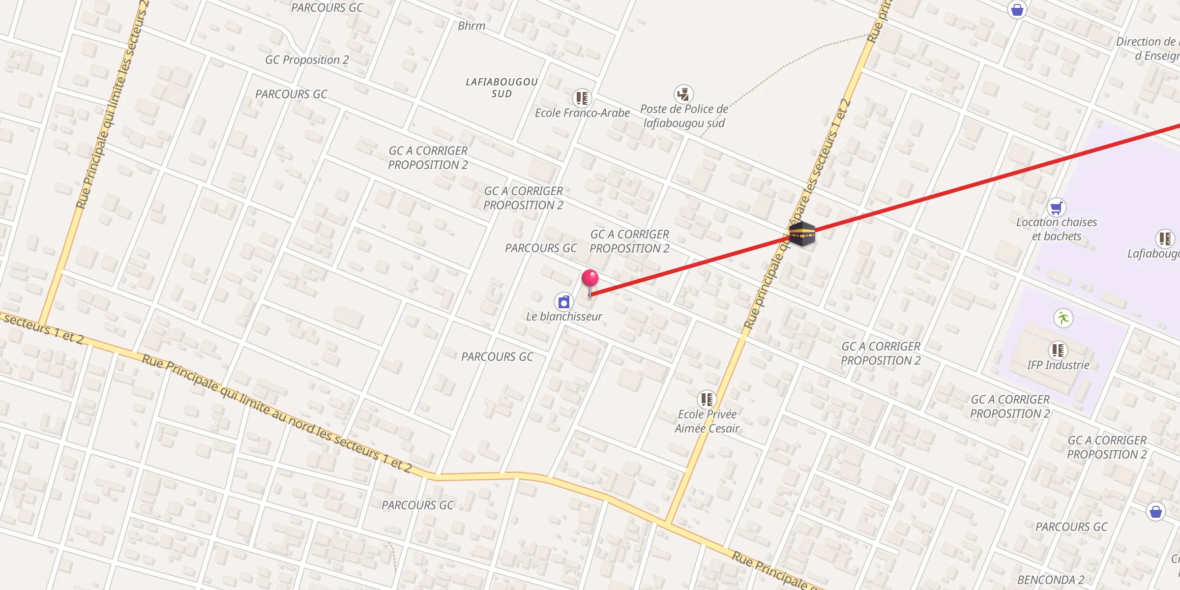 Carte de localisation : KALA FOFANA