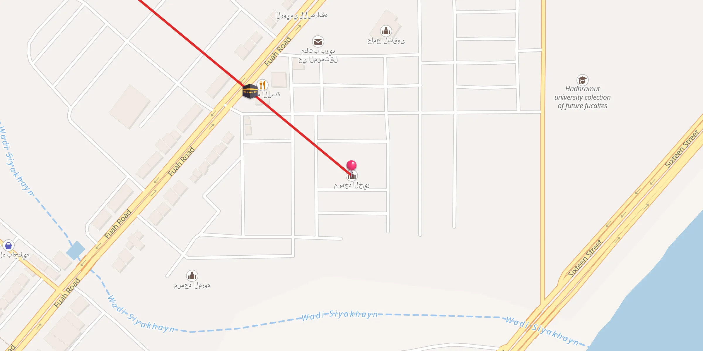 Carte de localisation : مسجد الخير