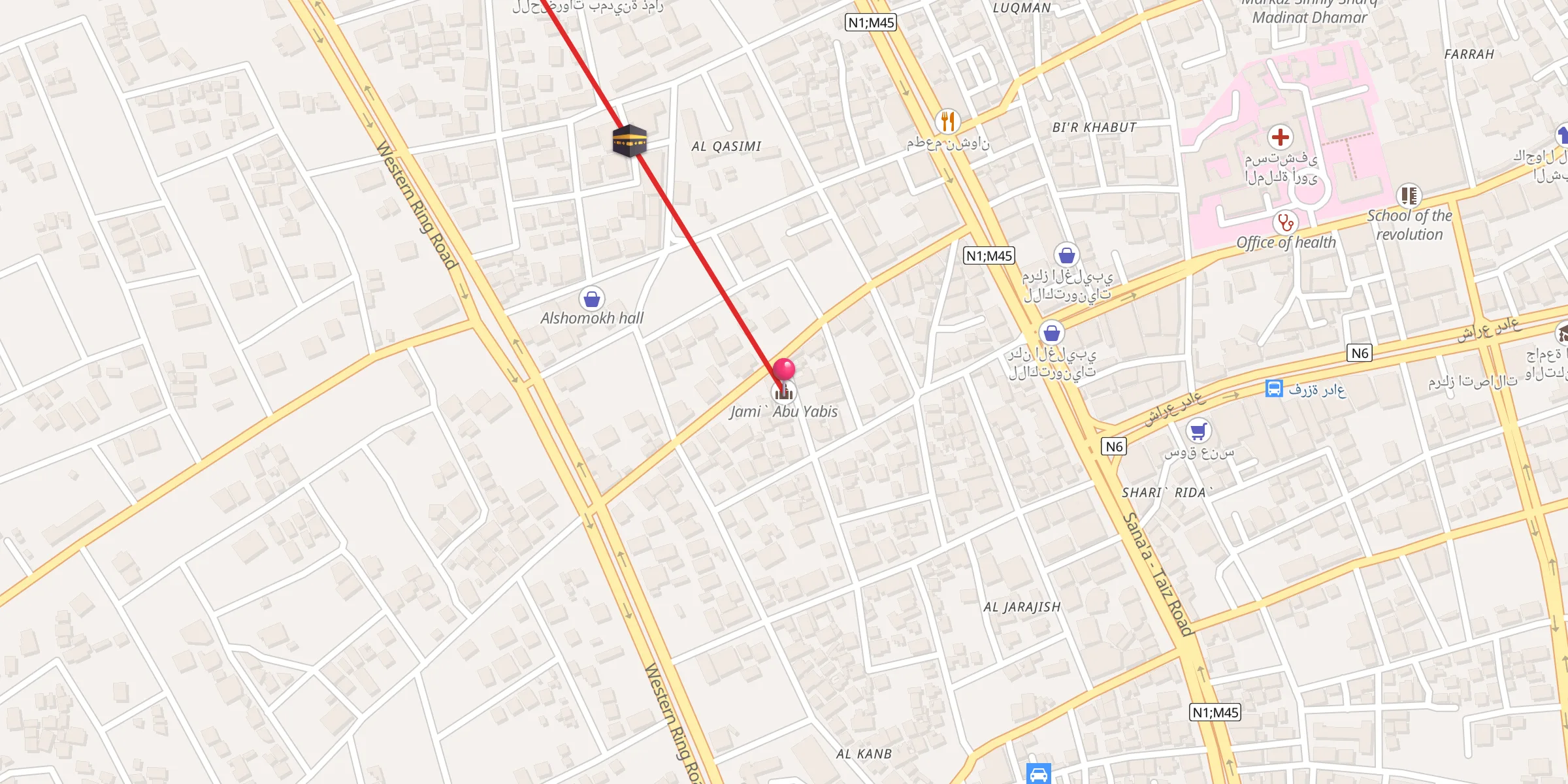 Carte de localisation : جامع أبو يابس