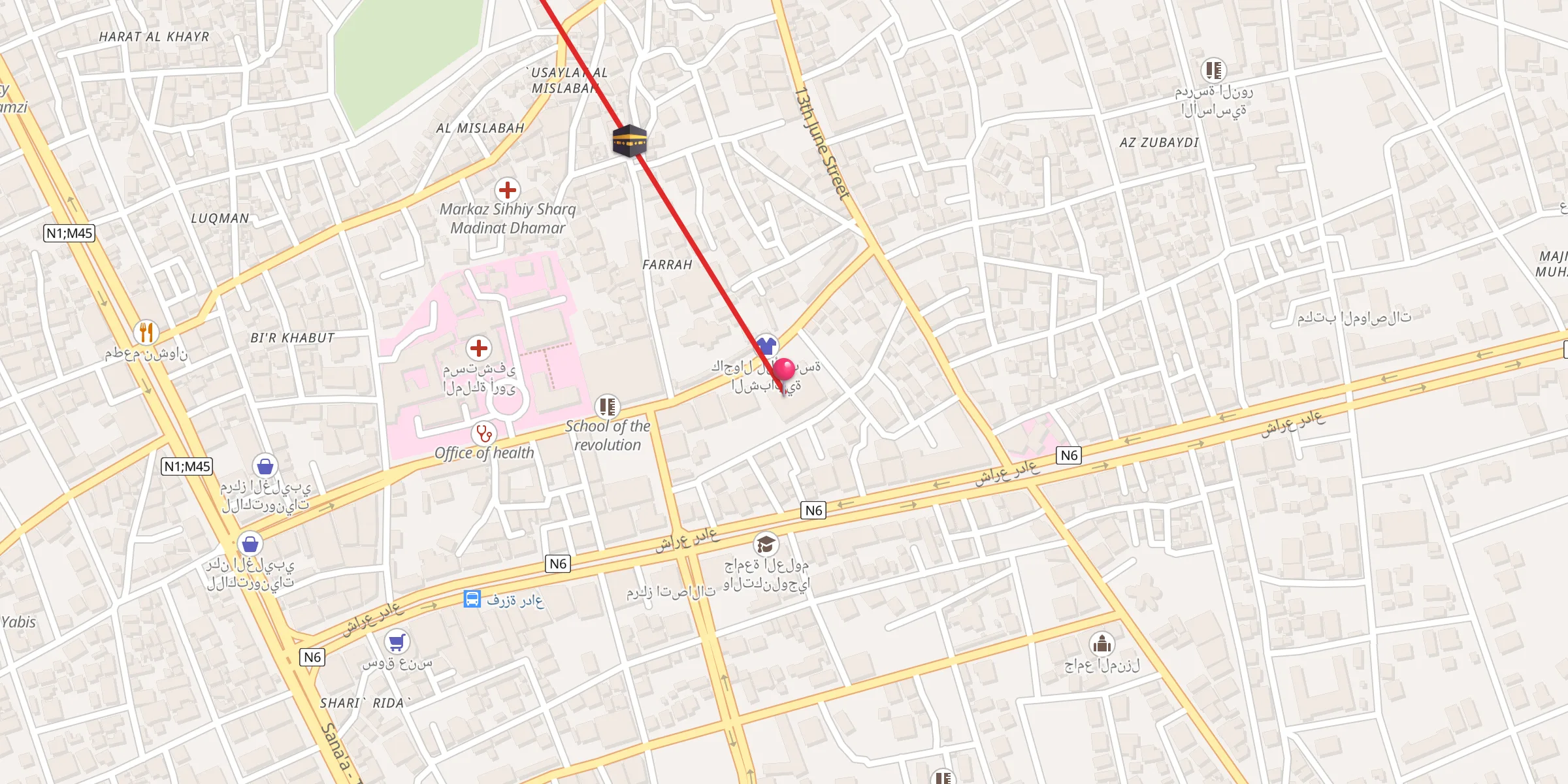 Carte de localisation : Alsaeed Mosque