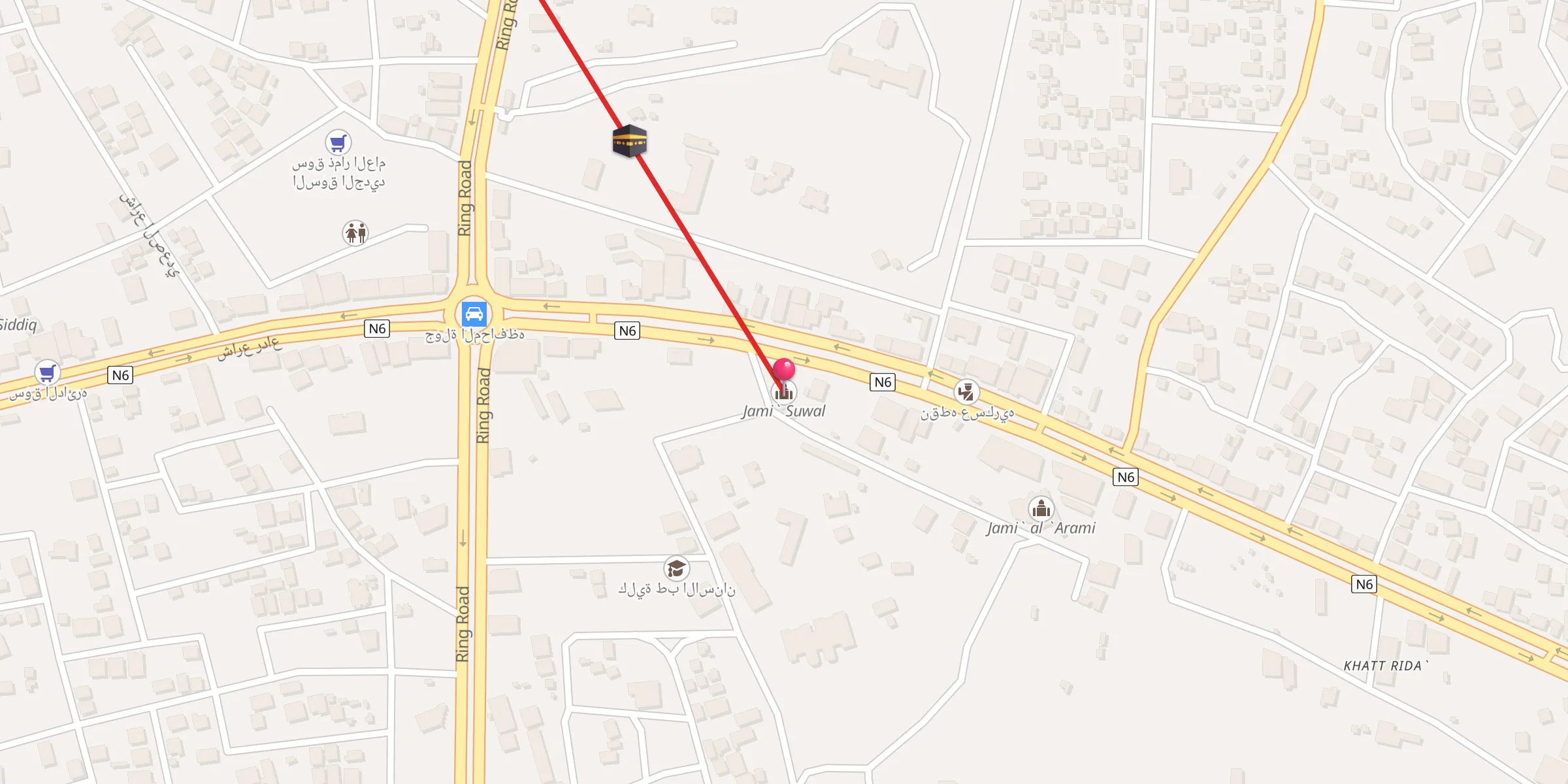Carte de localisation : جامع صوال