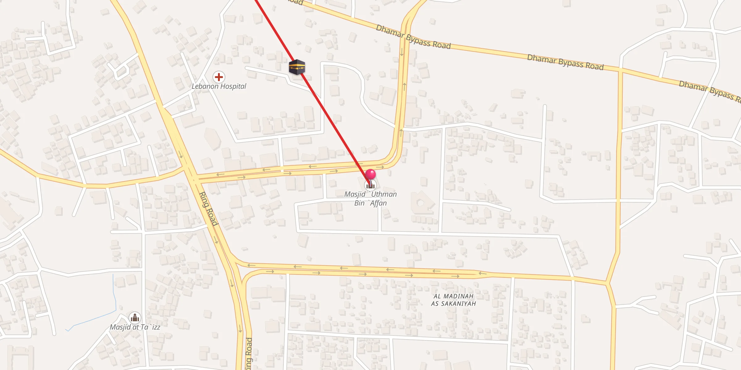 Carte de localisation : جامع فتشه