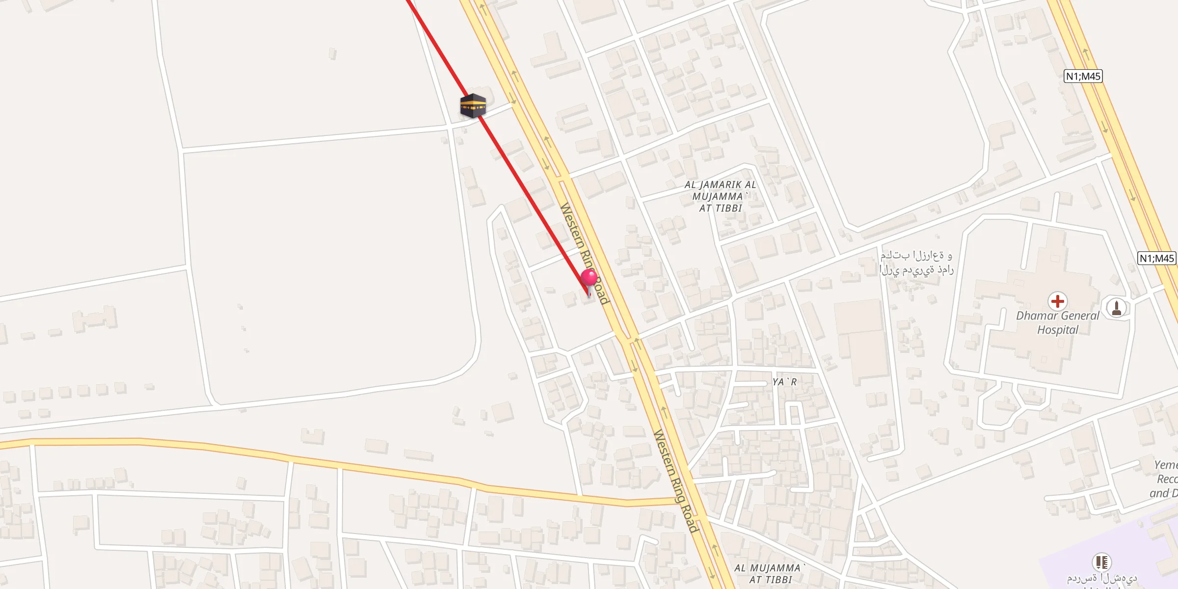 Carte de localisation : جامع الضوراني