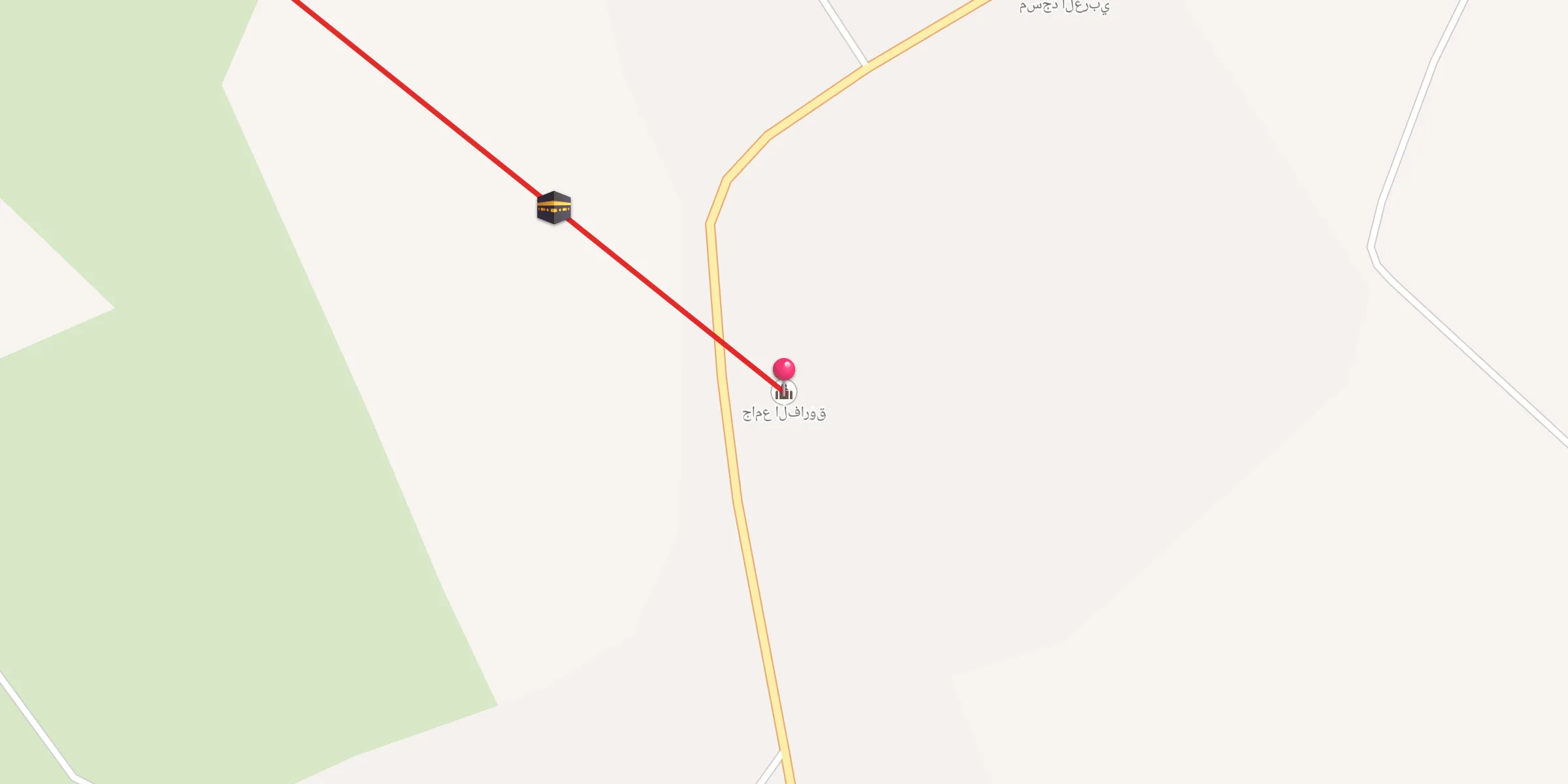 Carte de localisation : جامع الفاروق