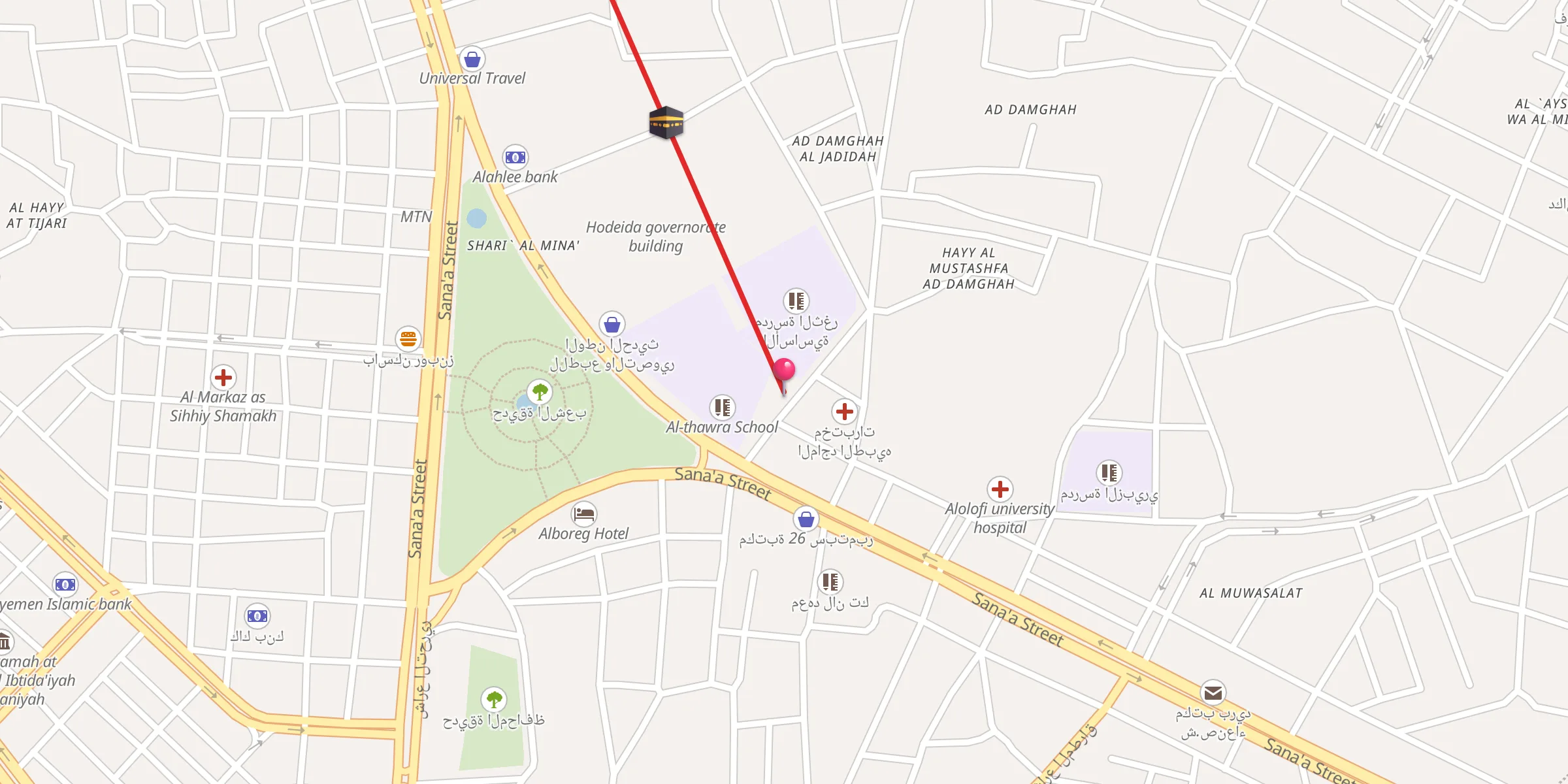Carte de localisation : جامع الدحداح