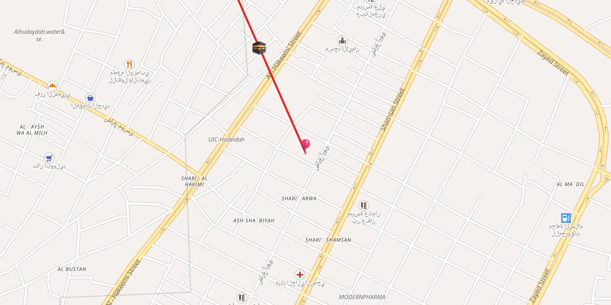 Carte de localisation : مسجد جعفر