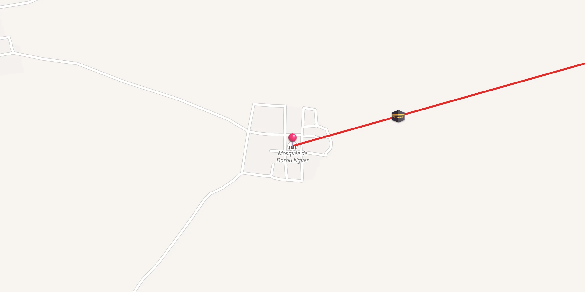 Carte de localisation : Mosquée de Darou Nguer