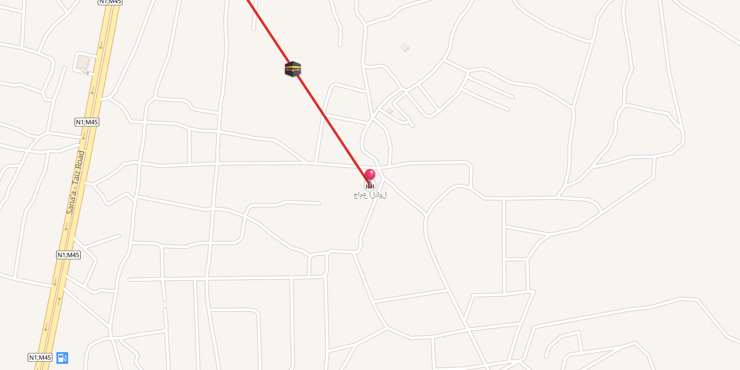 Carte de localisation : جامع الكول