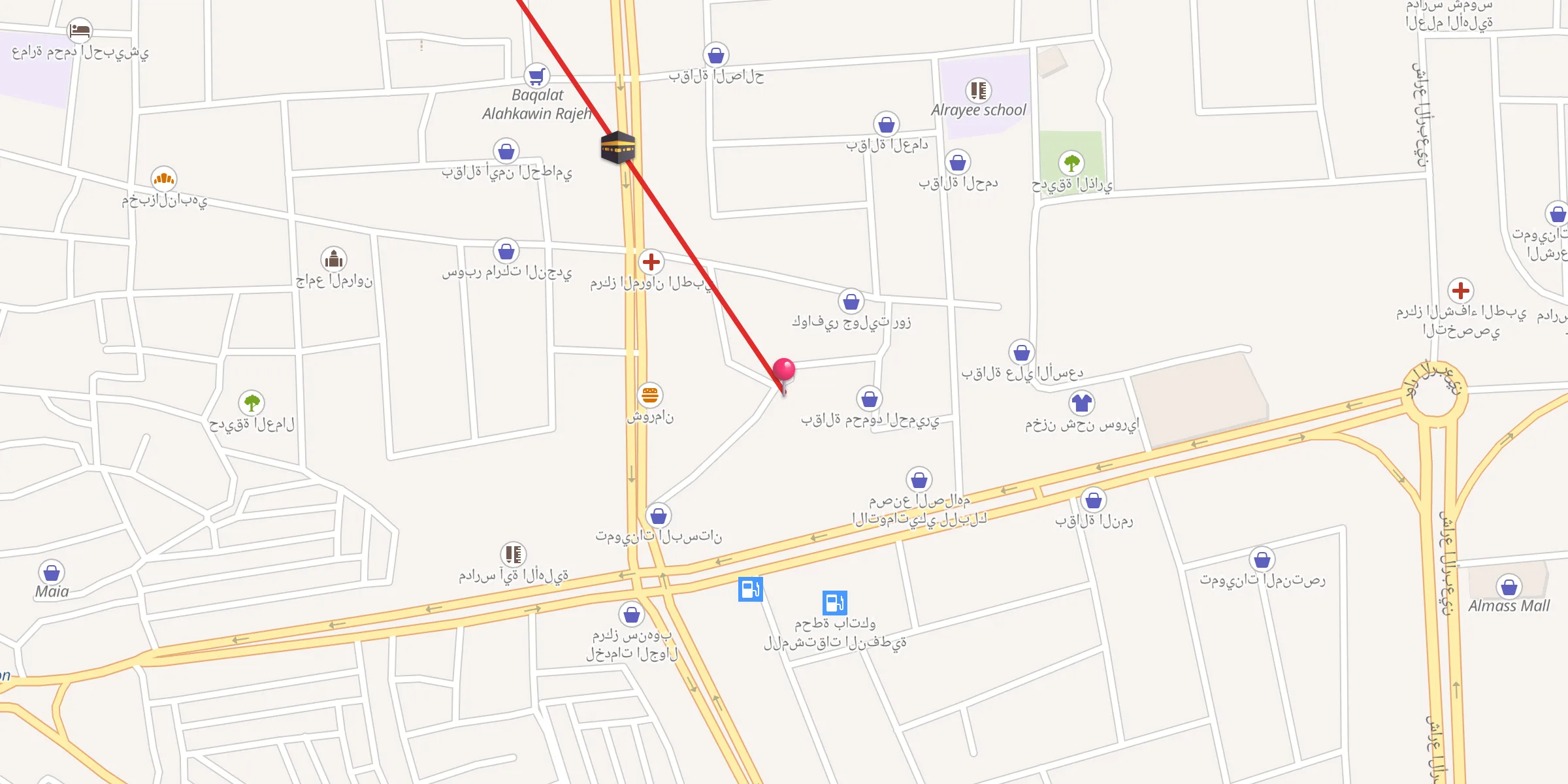 Carte de localisation : جامع أباالقاسم