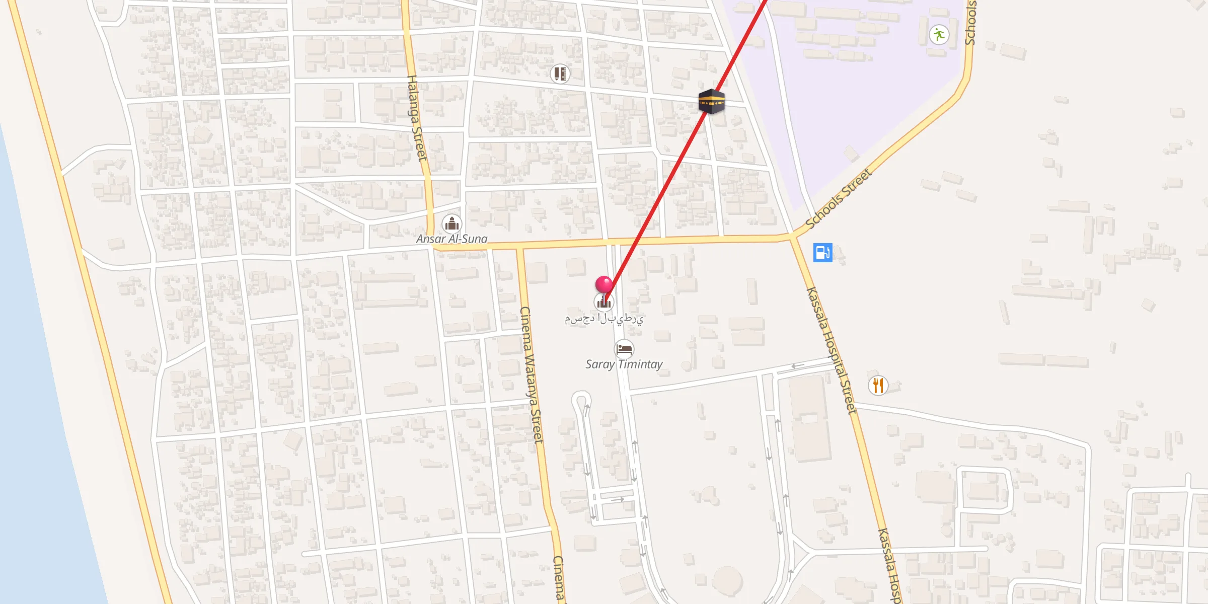 Carte de localisation : مسجد البيطري